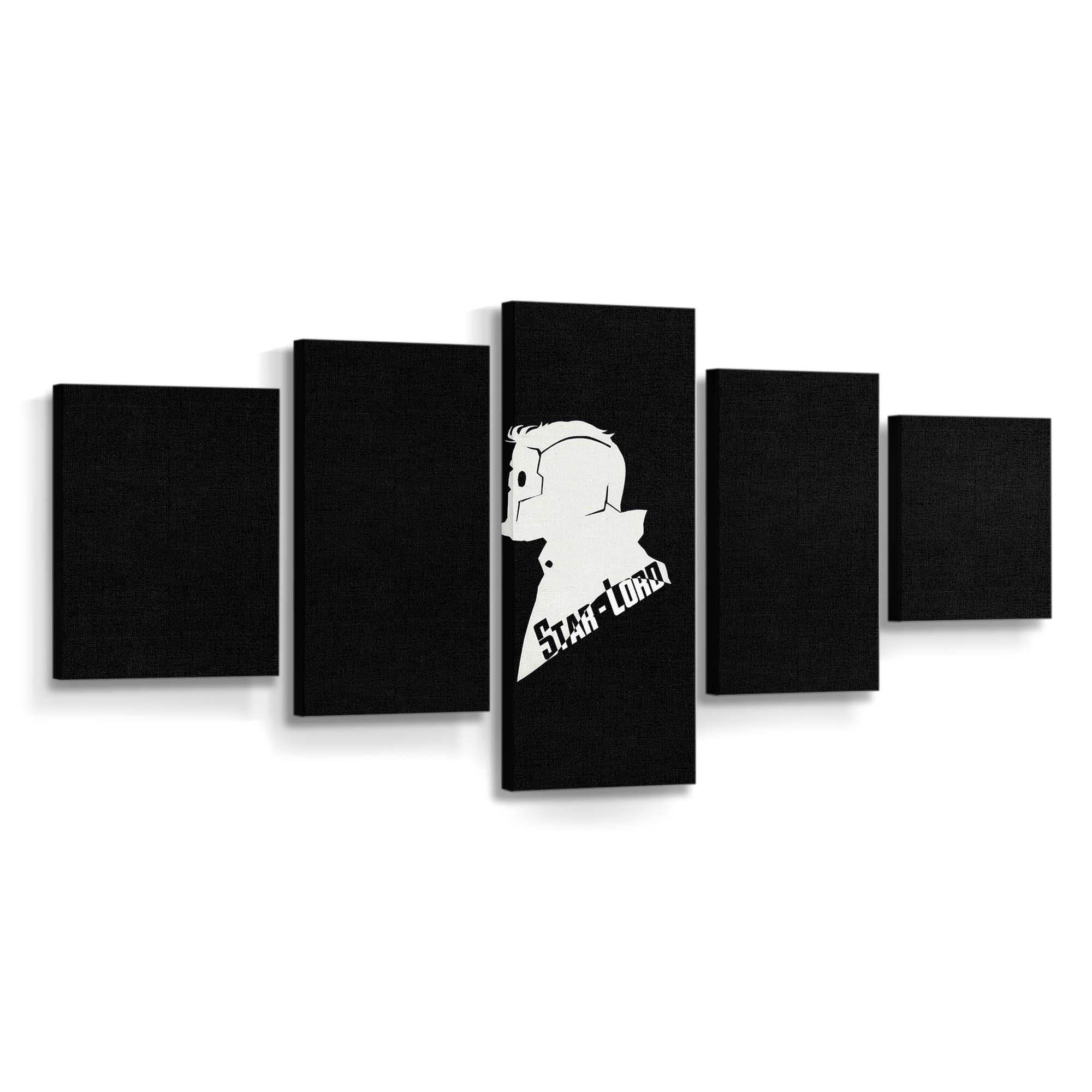 Star Lord Minimal Art Leinwandbild - Wanddeko Star-Lord Leinwandbild