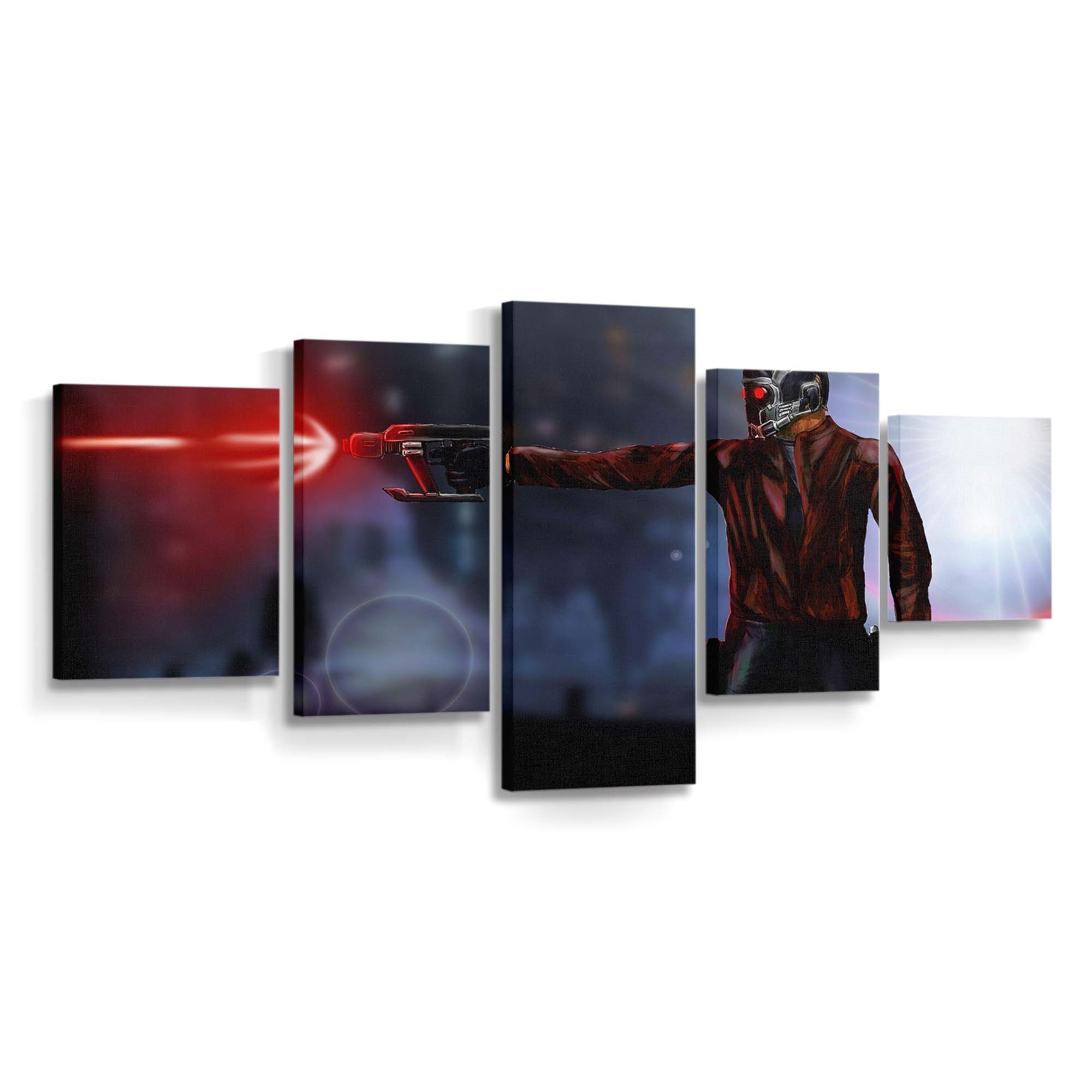 Starlord Gun Leinwandbild - Wanddeko Star-Lord Leinwandbild
