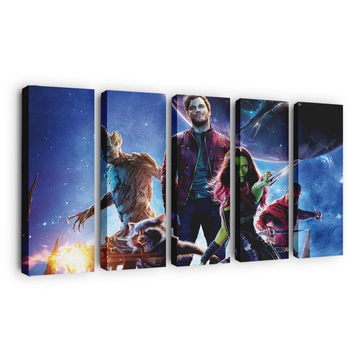 Guardians Of The Galaxy Movie Poster Leinwandbild - Wanddeko