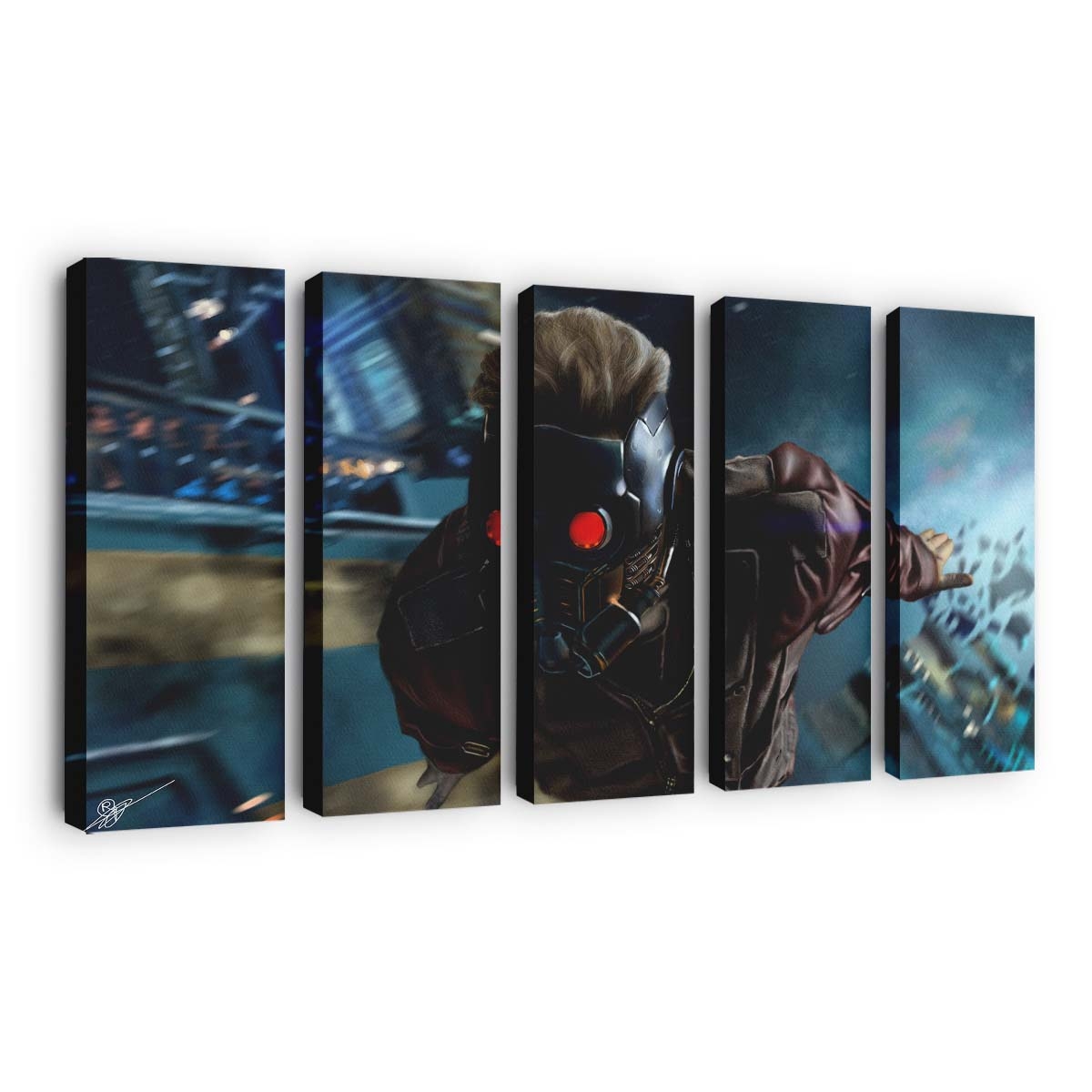 Star Lord 12K Leinwandbild - Wanddeko