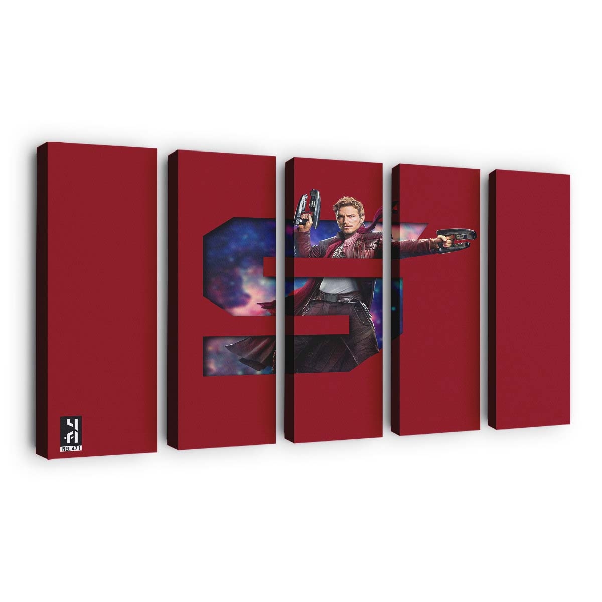 Star Lord Artwork Leinwandbild - Wanddeko