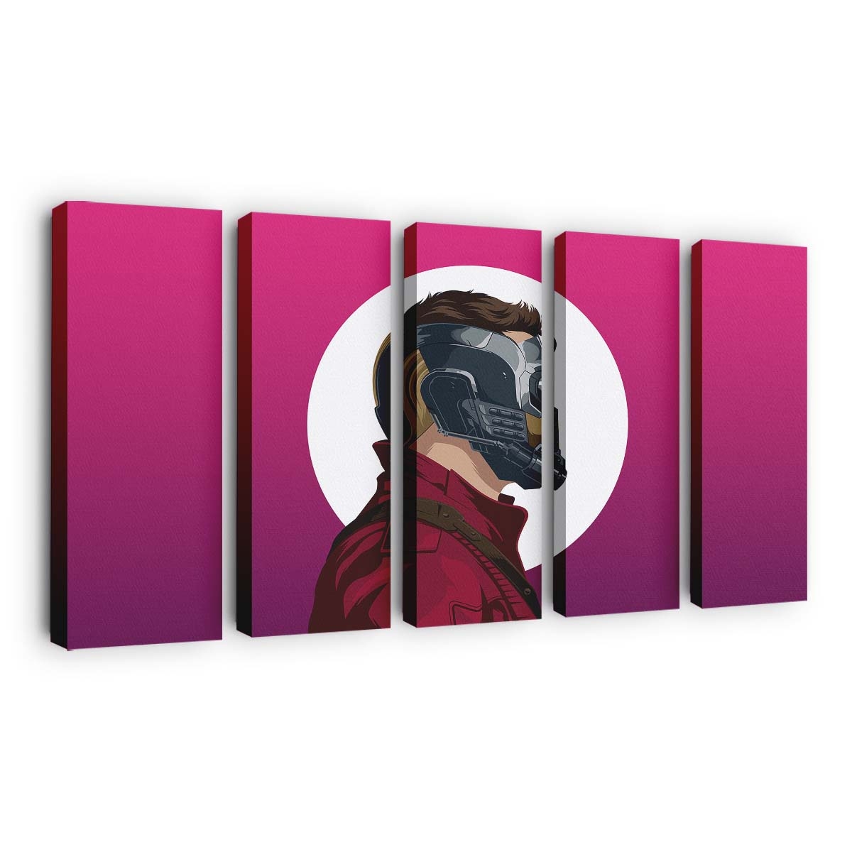 Star Lord Illustration Leinwandbild - Wanddeko