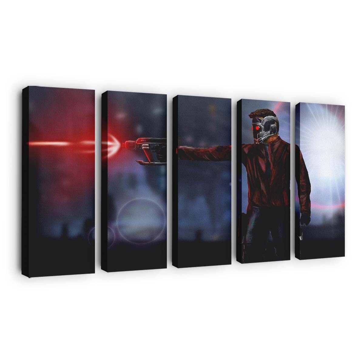 Starlord Gun Leinwandbild - Wanddeko
