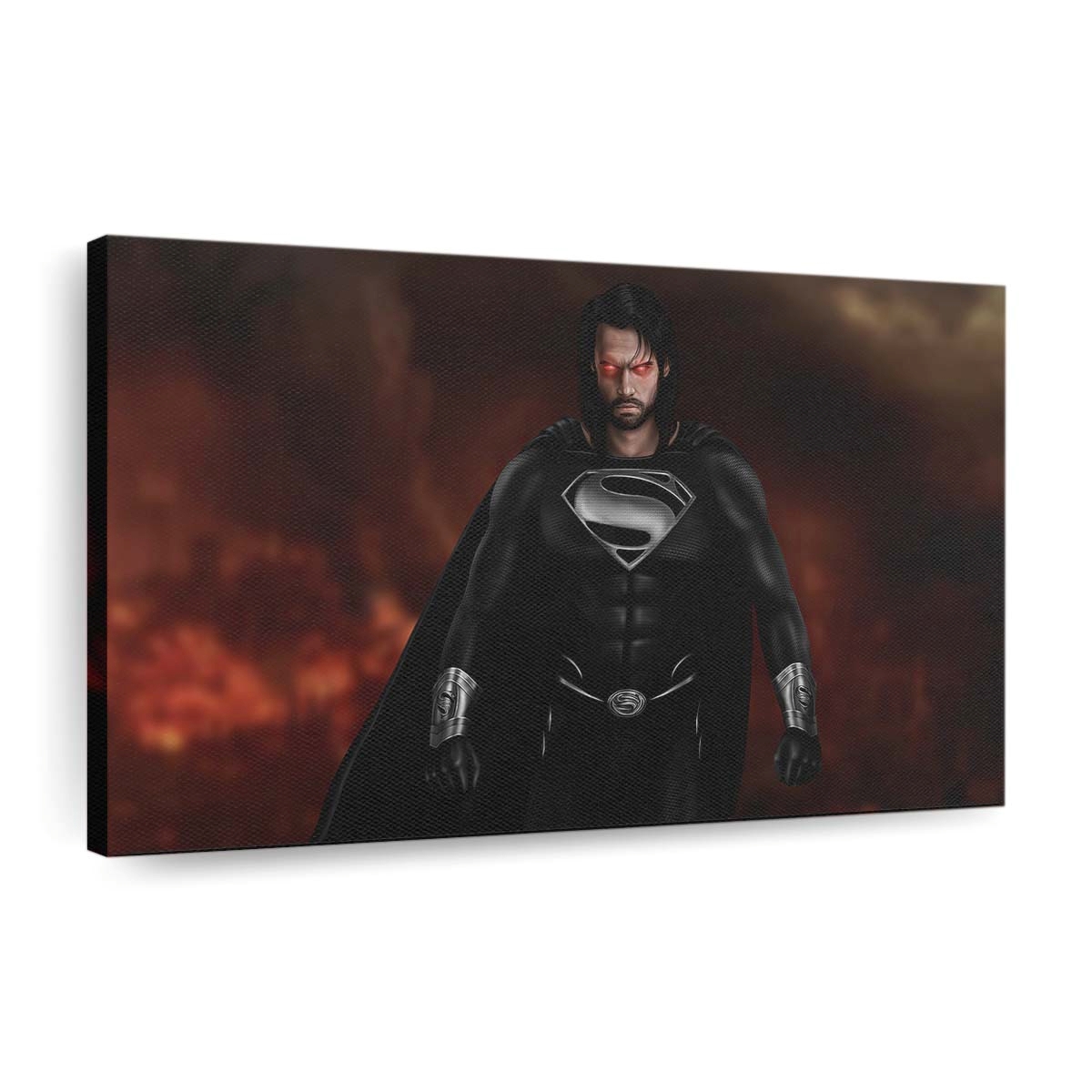 Black Superman Leinwandbilder | Wanddeko