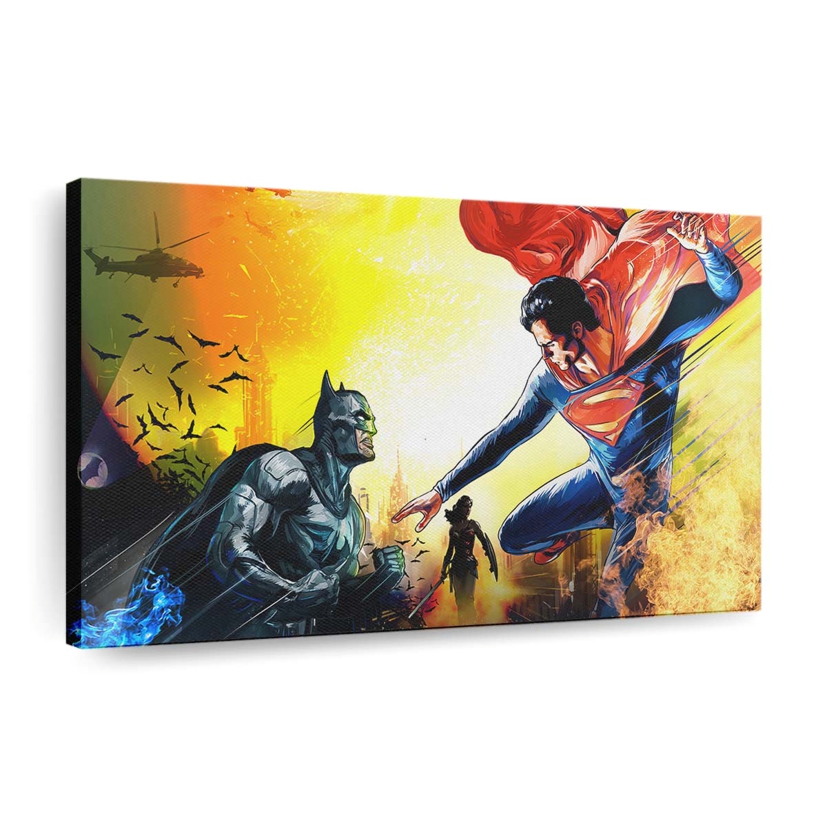 Artwork Batman V Superman Leinwandbilder | Wanddeko