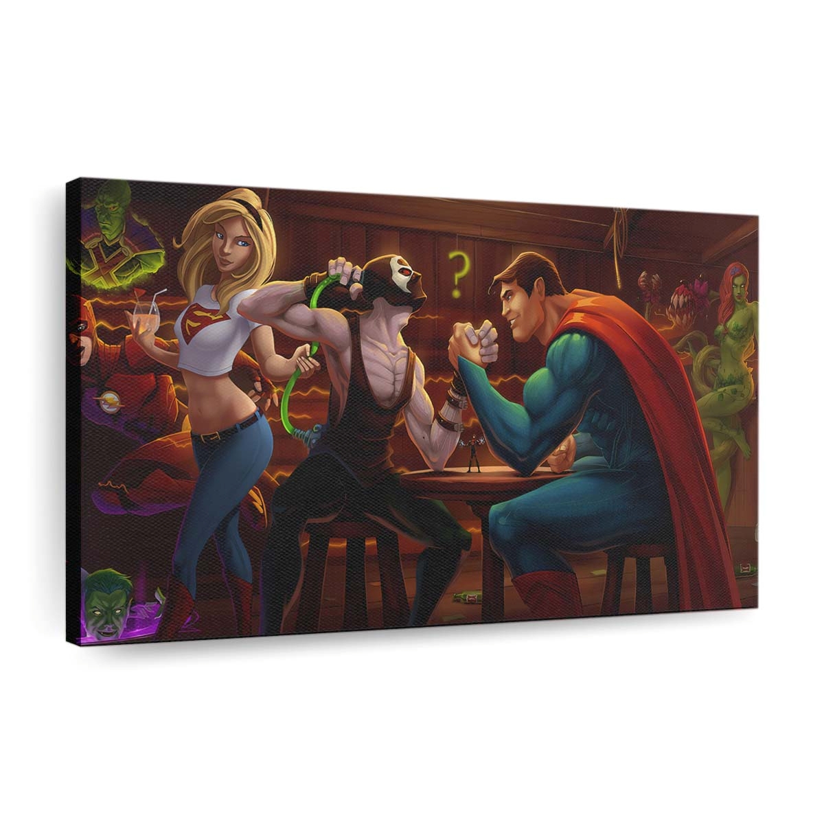 Bane And Superman Leinwandbilder | Wanddeko