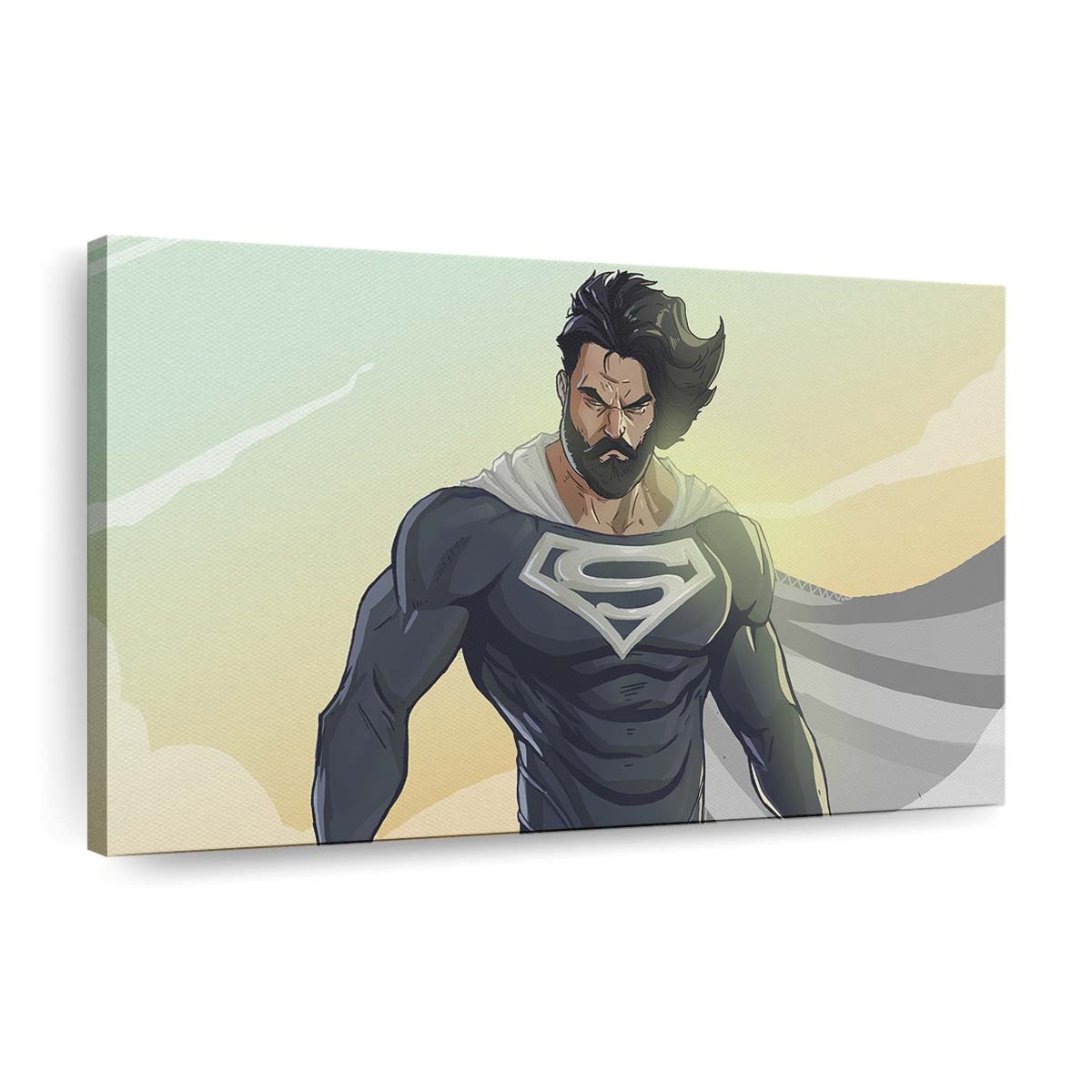 Bearded Superman Leinwandbilder | Wanddeko