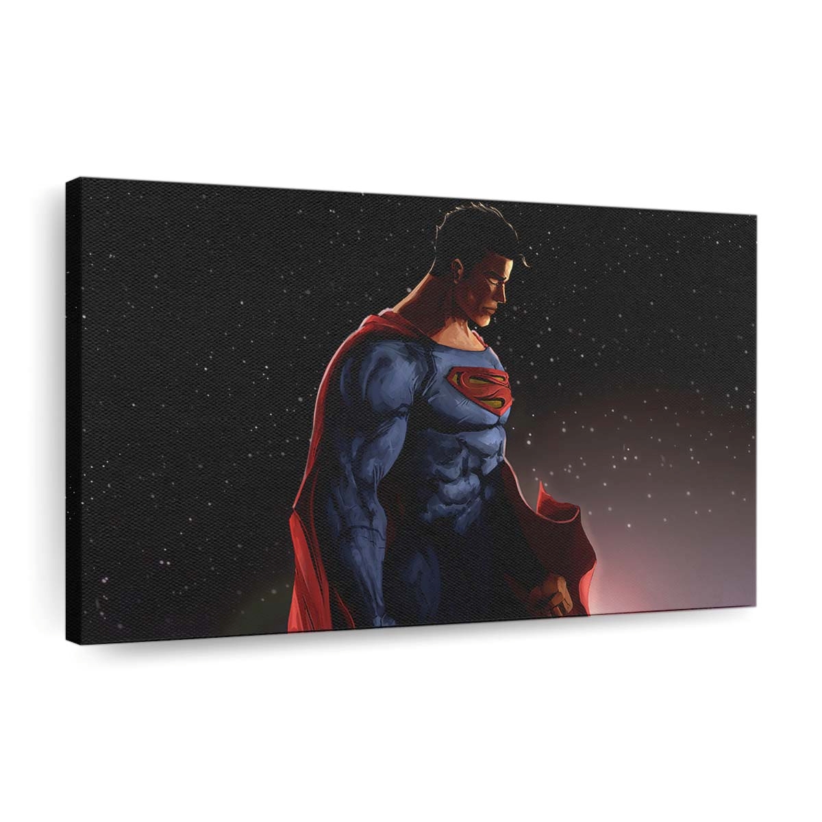 Man Of Steel Comic Art Leinwandbilder | Wanddeko