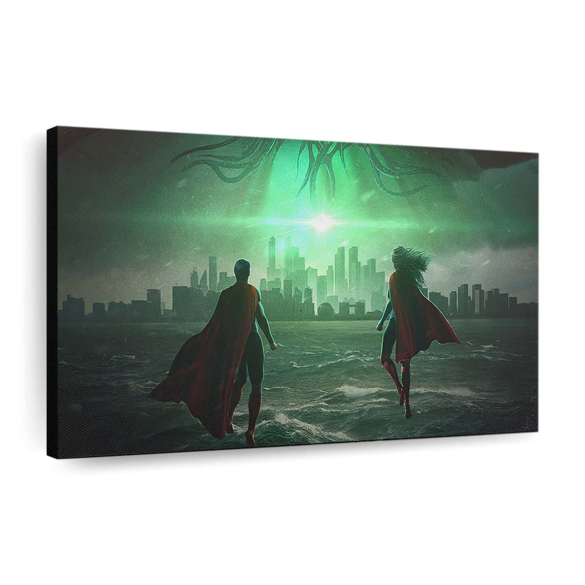 Man Of Steel Superman And Supergirl Leinwandbilder | Wanddeko