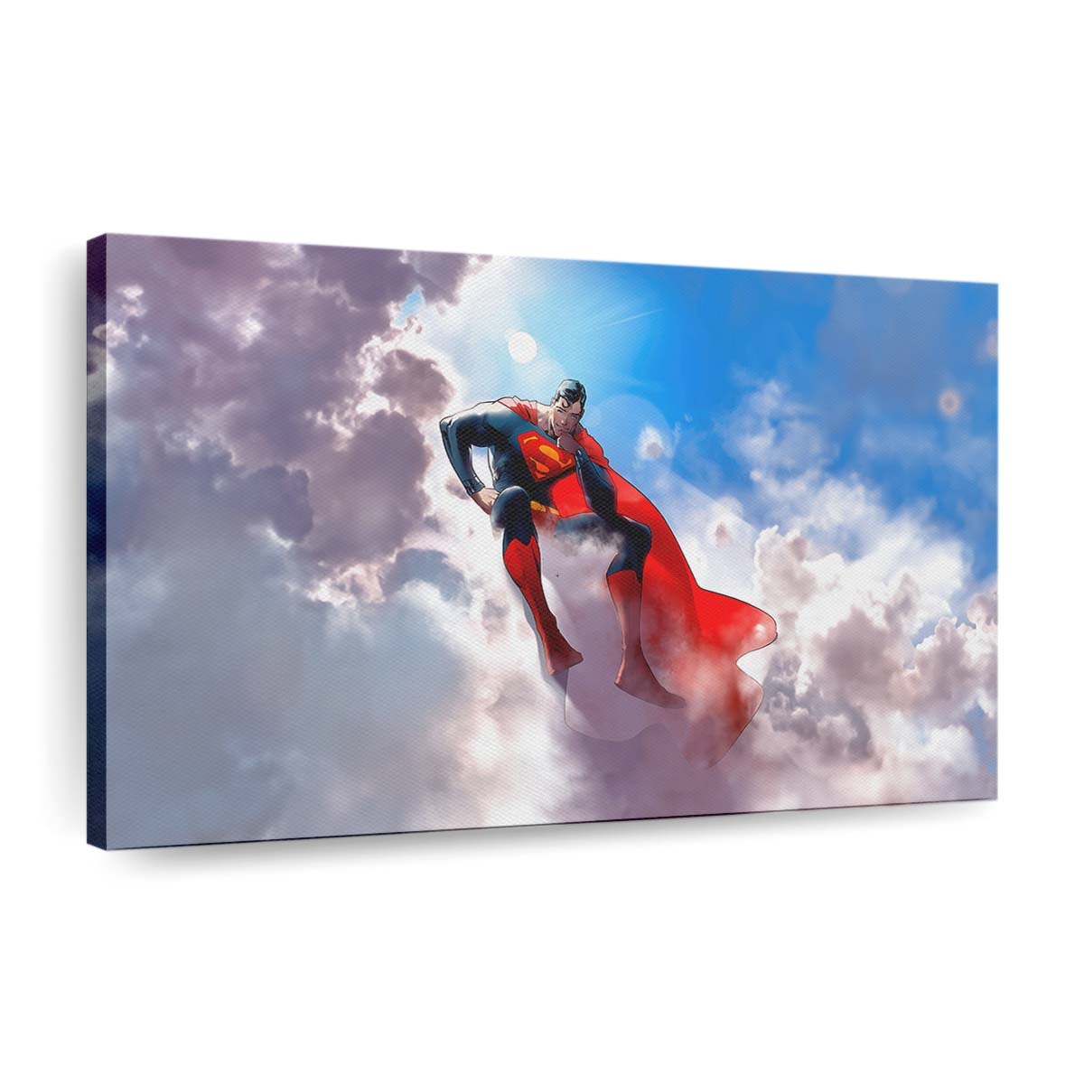 Man Of Steel Vintage Superman Comic Character Leinwandbilder | Wanddeko