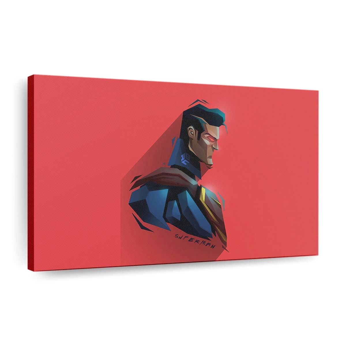 Superman Minimalism 2 Leinwandbilder | Wanddeko