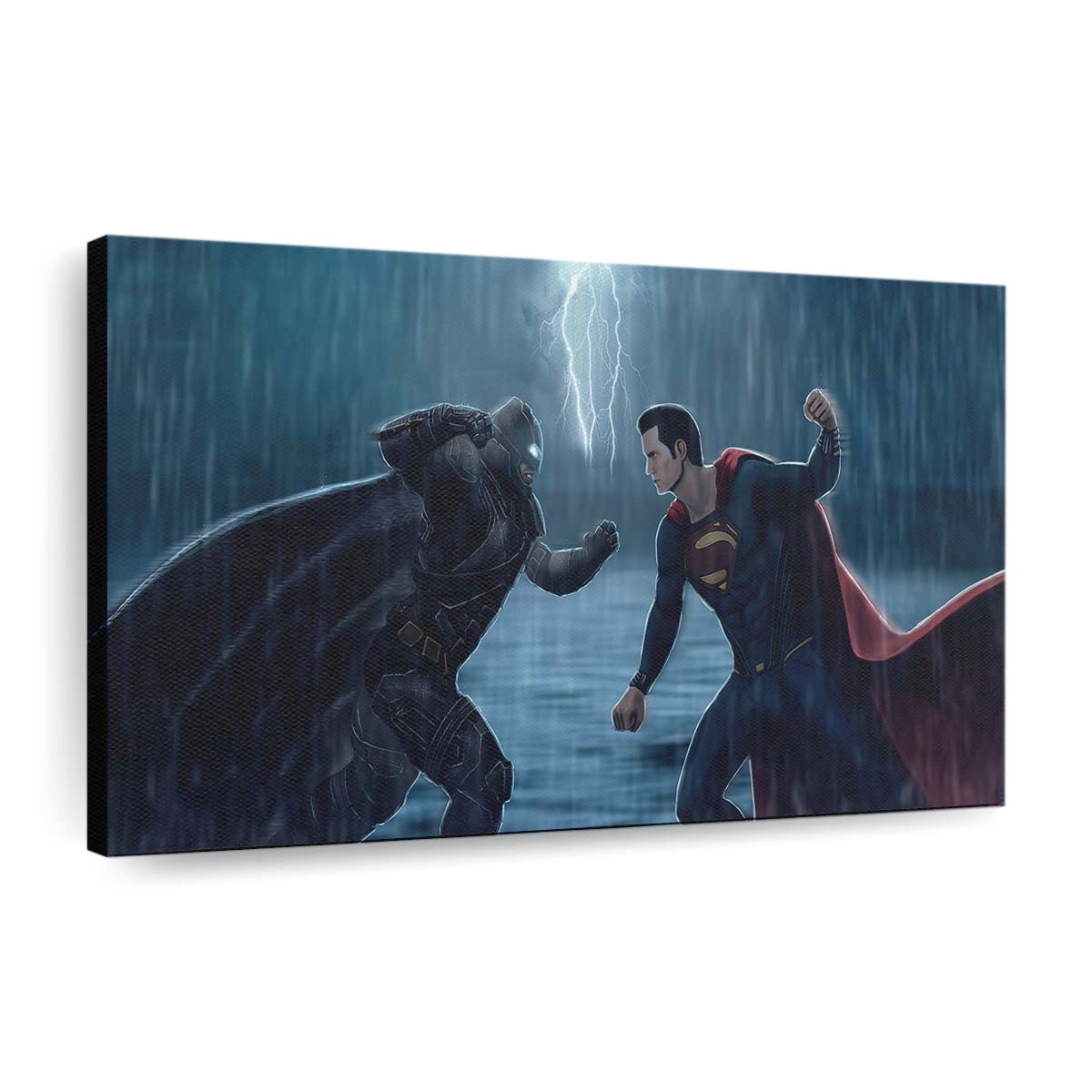Superman And Bat Man Leinwandbilder | Wanddeko