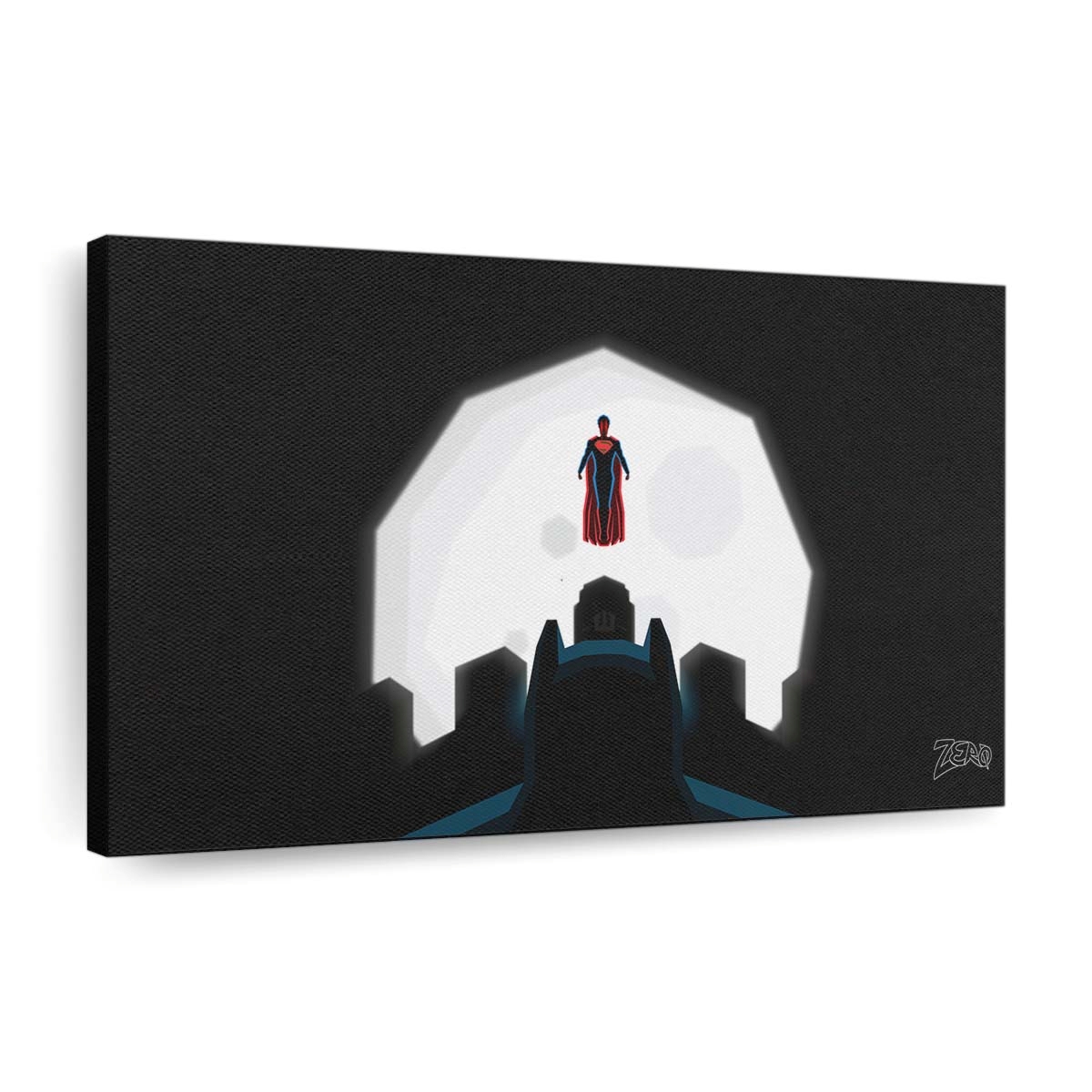 Superman And Batman Art Leinwandbilder | Wanddeko