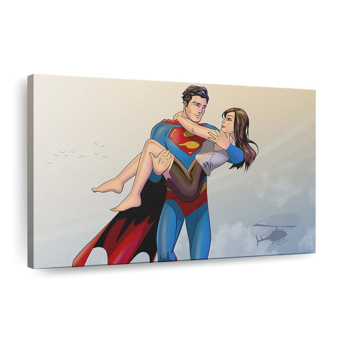 Superman And Lois Artwork Leinwandbilder | Wanddeko