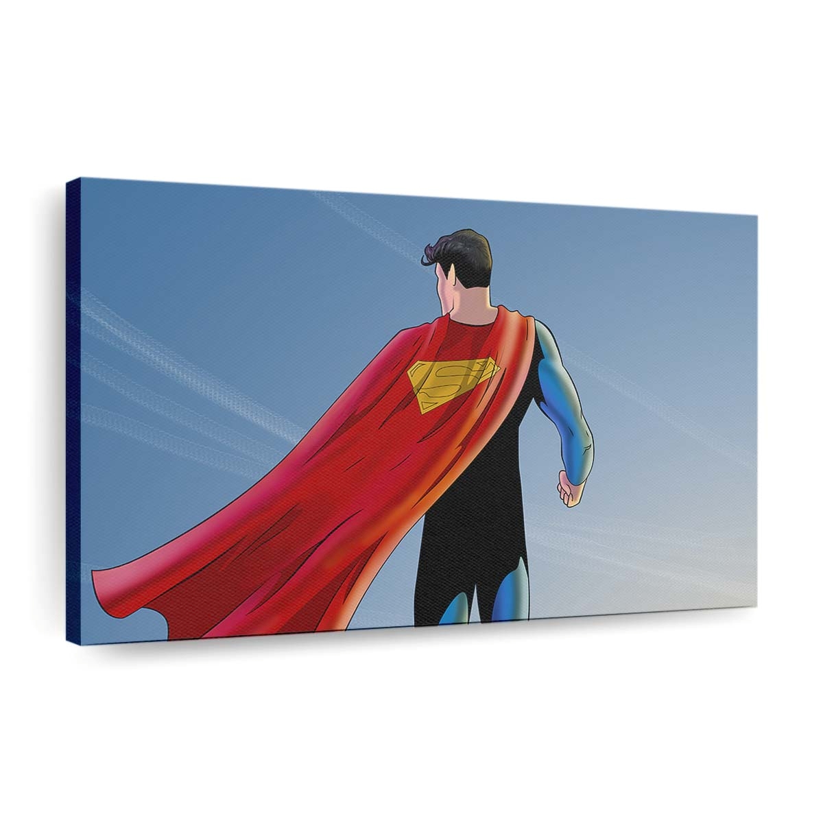 Superman And The Sun Artwork Leinwandbilder | Wanddeko