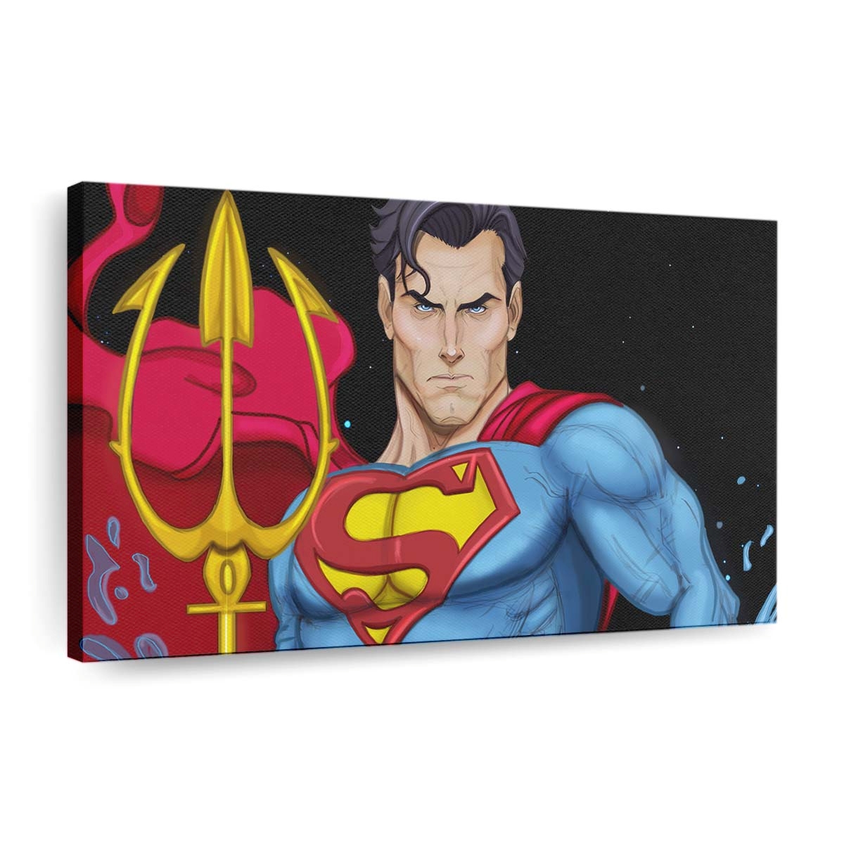 Superman As Aquaman Leinwandbilder | Wanddeko