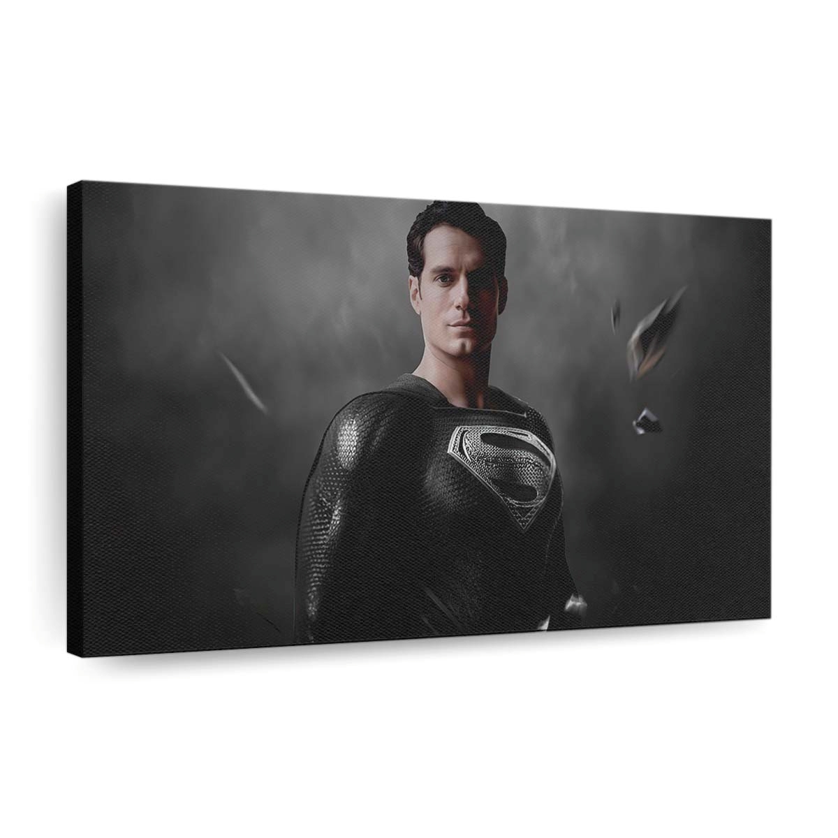 Superman Black Suit Zack Synder Leinwandbilder | Wanddeko