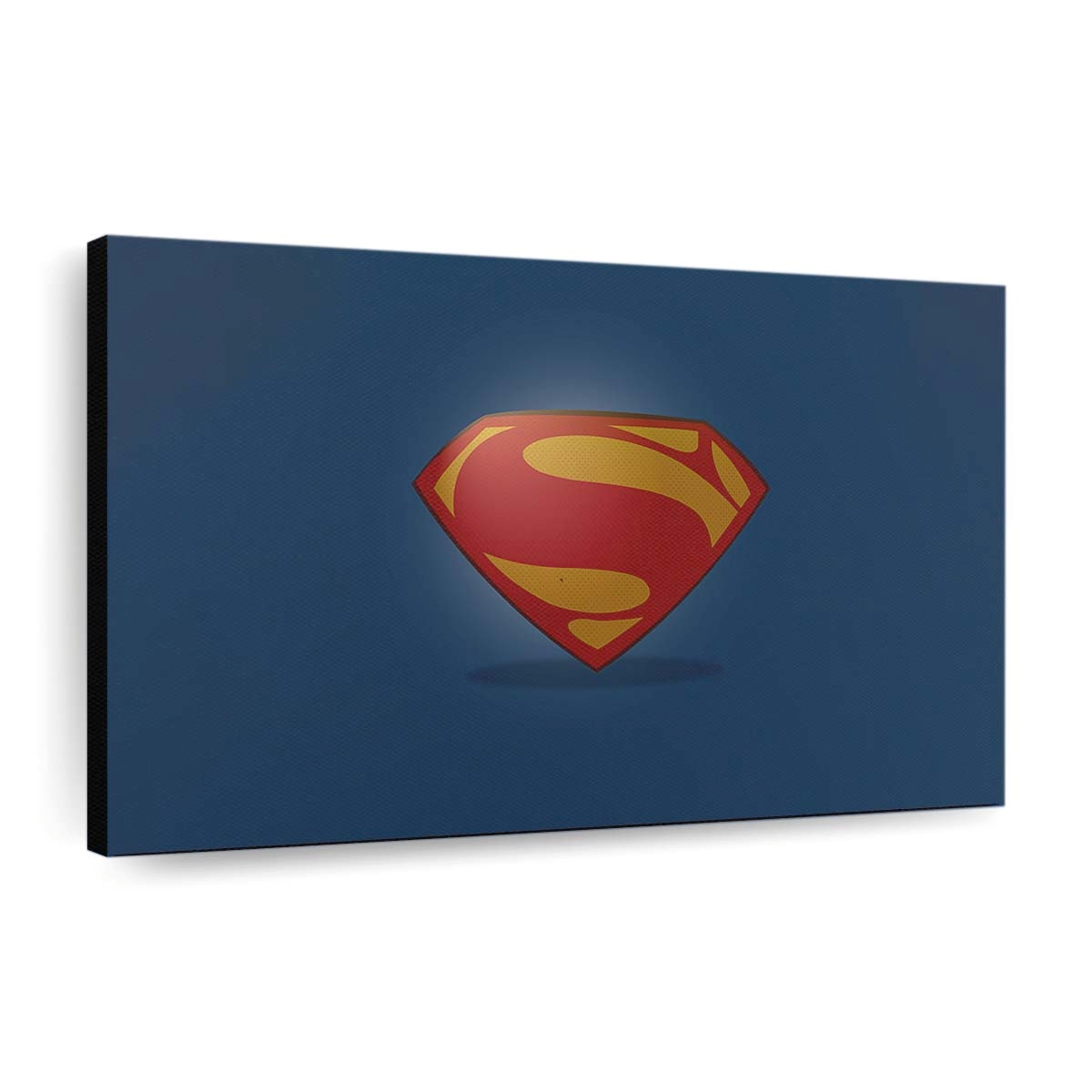 Superman Clean Logo Minimal Leinwandbilder | Wanddeko