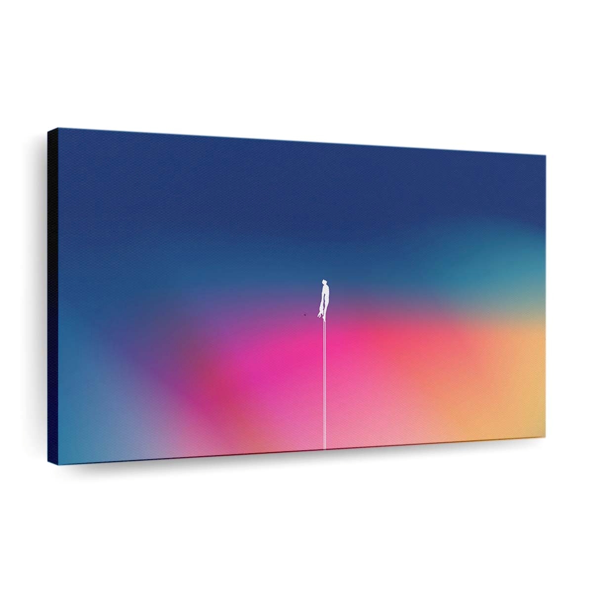 Superman Colorful Background Minimalism Leinwandbilder | Wanddeko