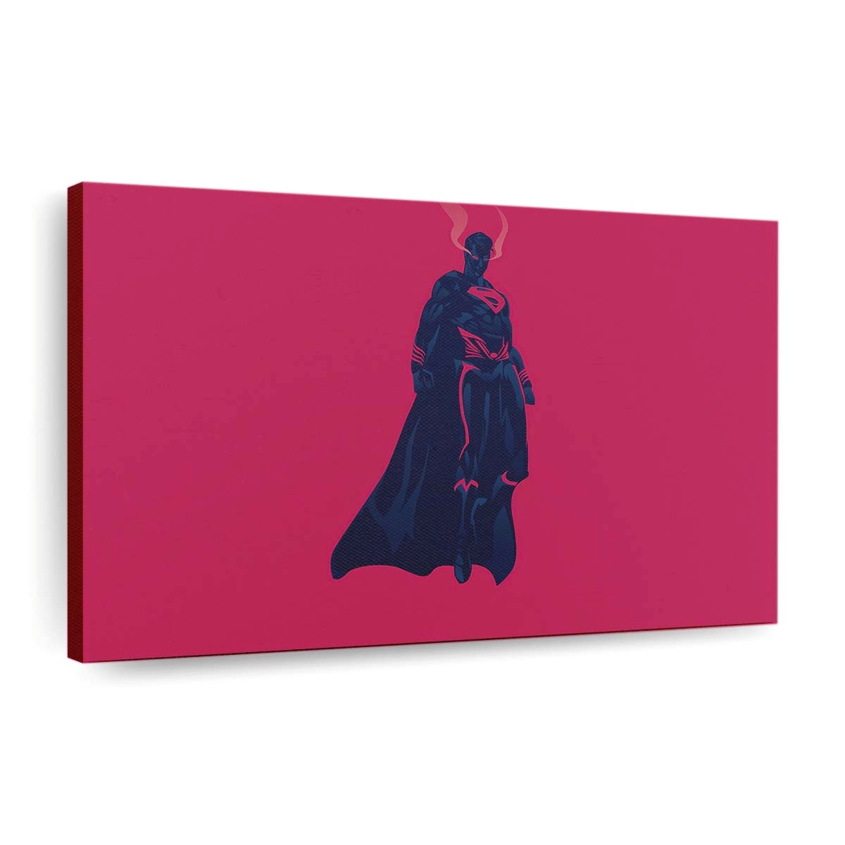 Superman Flying Minimalism Leinwandbilder | Wanddeko