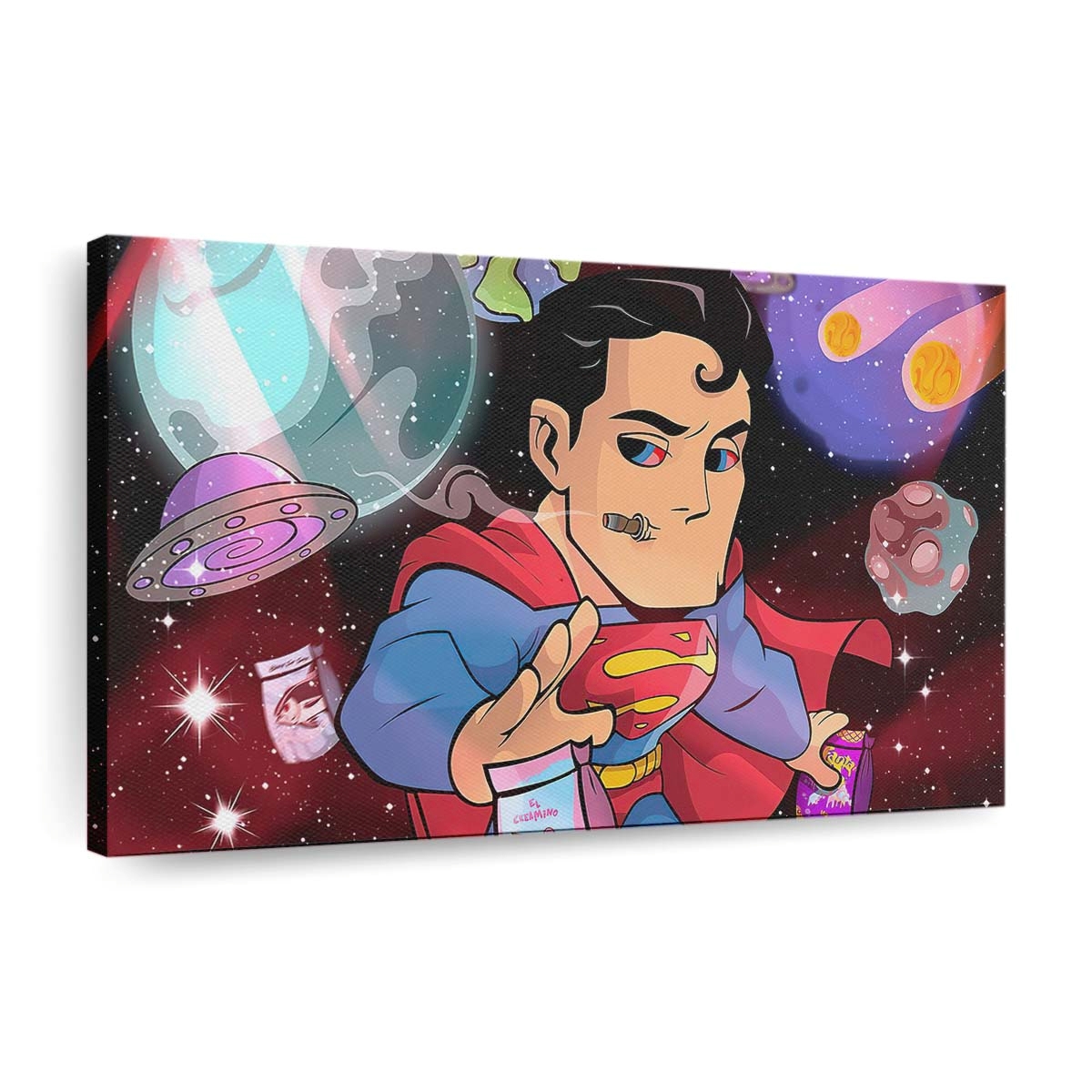 Superman Got High Leinwandbilder | Wanddeko