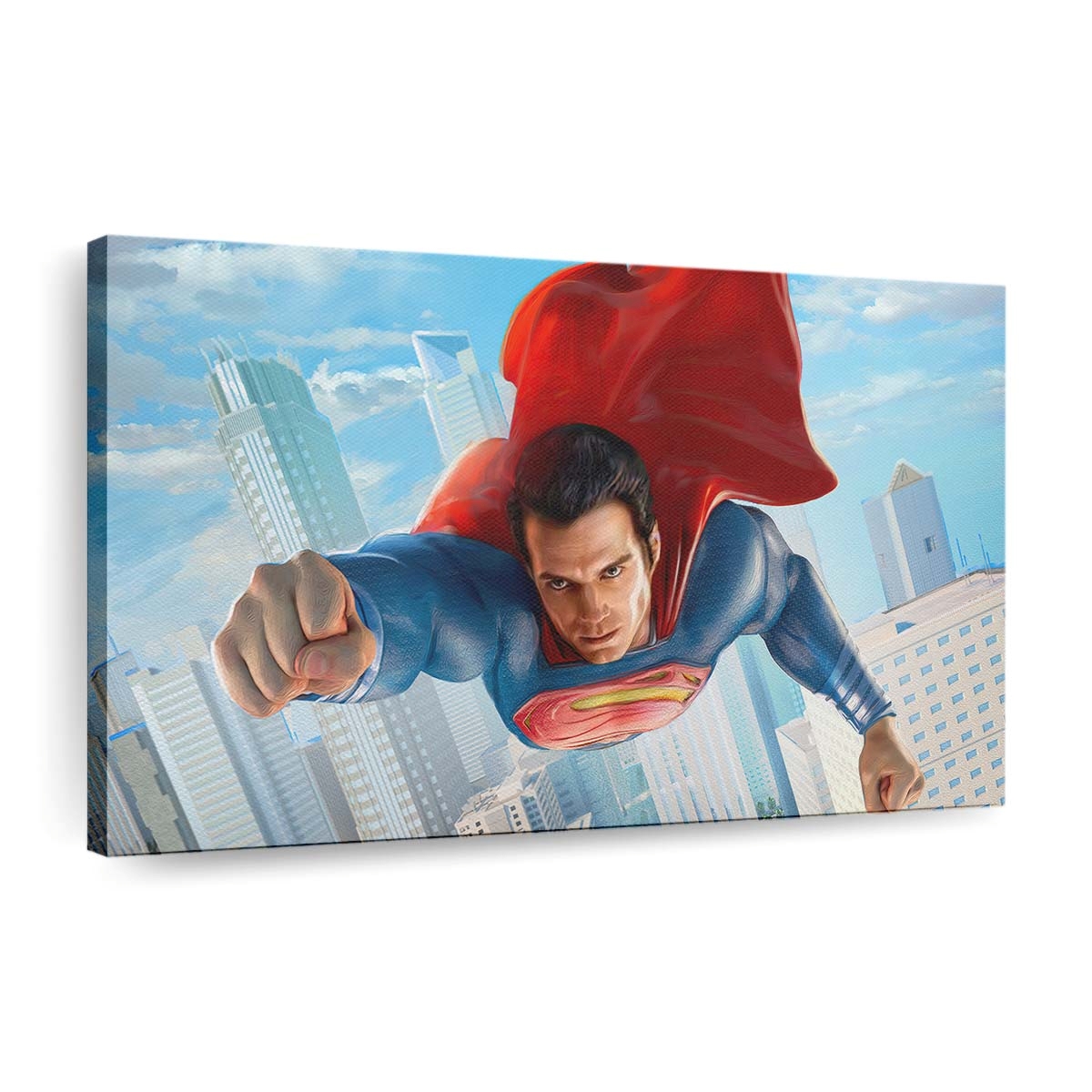 Superman In City Leinwandbilder | Wanddeko