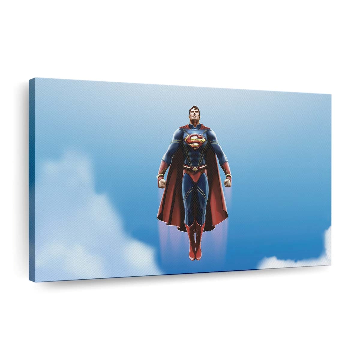 Superman In Sky Leinwandbilder | Wanddeko