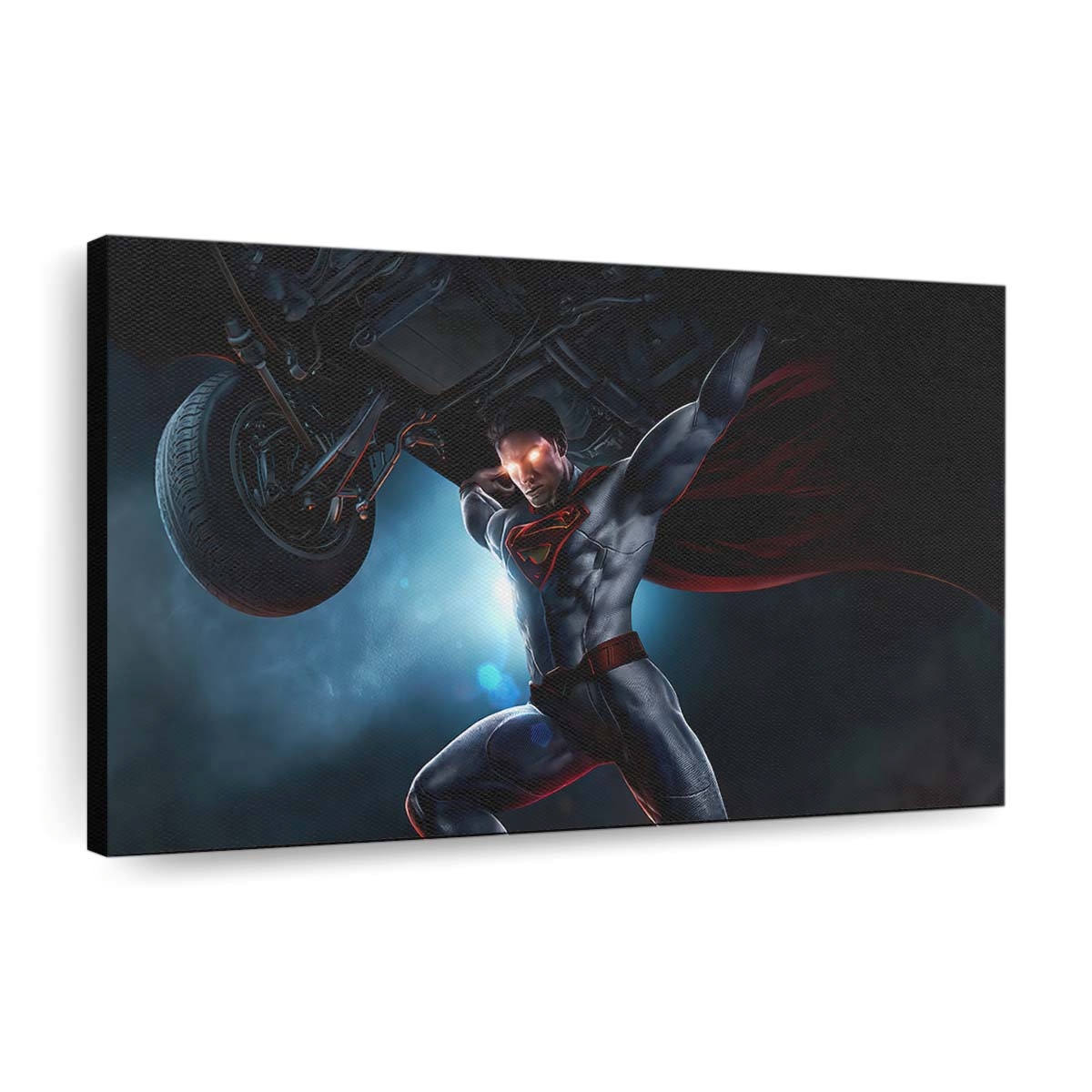 Superman Lifting Car Leinwandbilder | Wanddeko