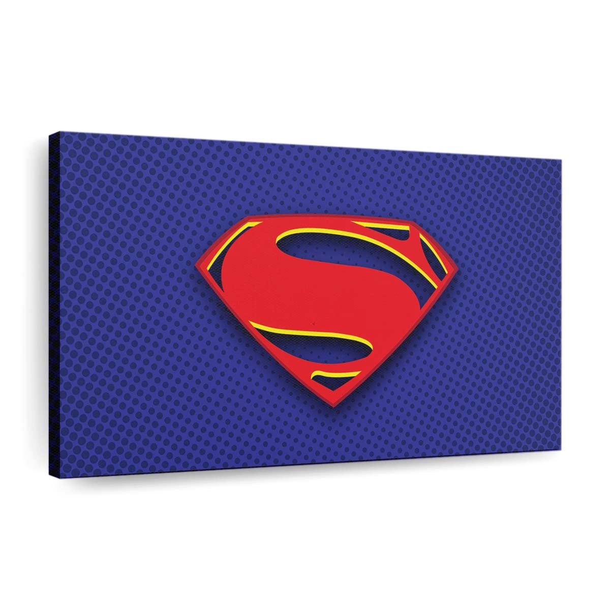 Superman Logo Illustration Leinwandbilder | Wanddeko
