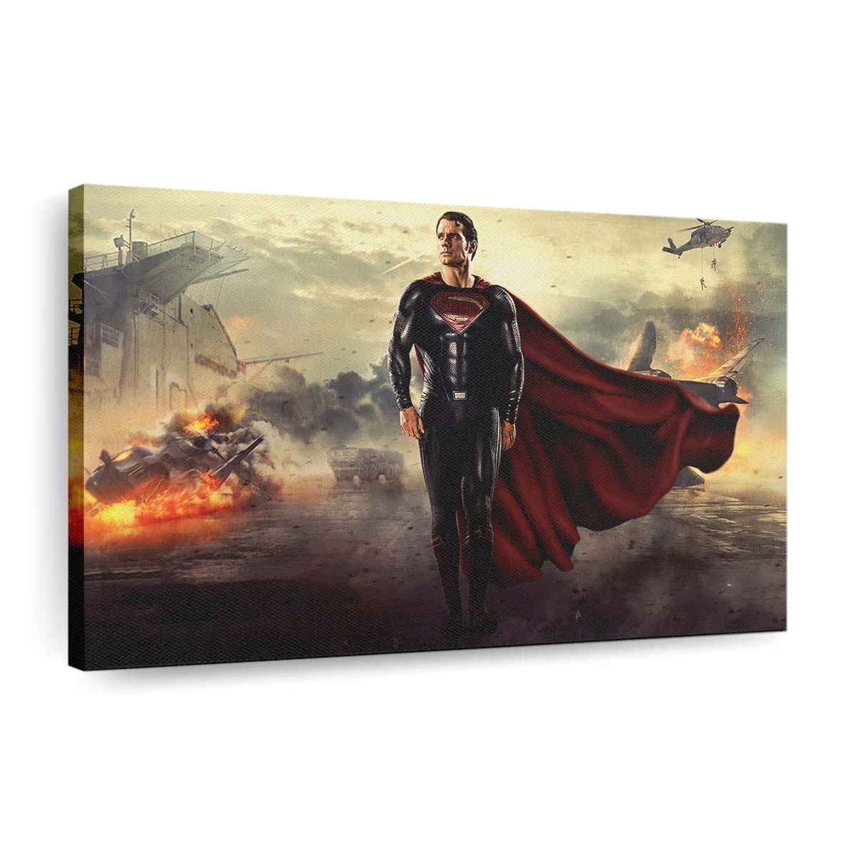 Superman Man Of Steel Walking Leinwandbilder | Wanddeko