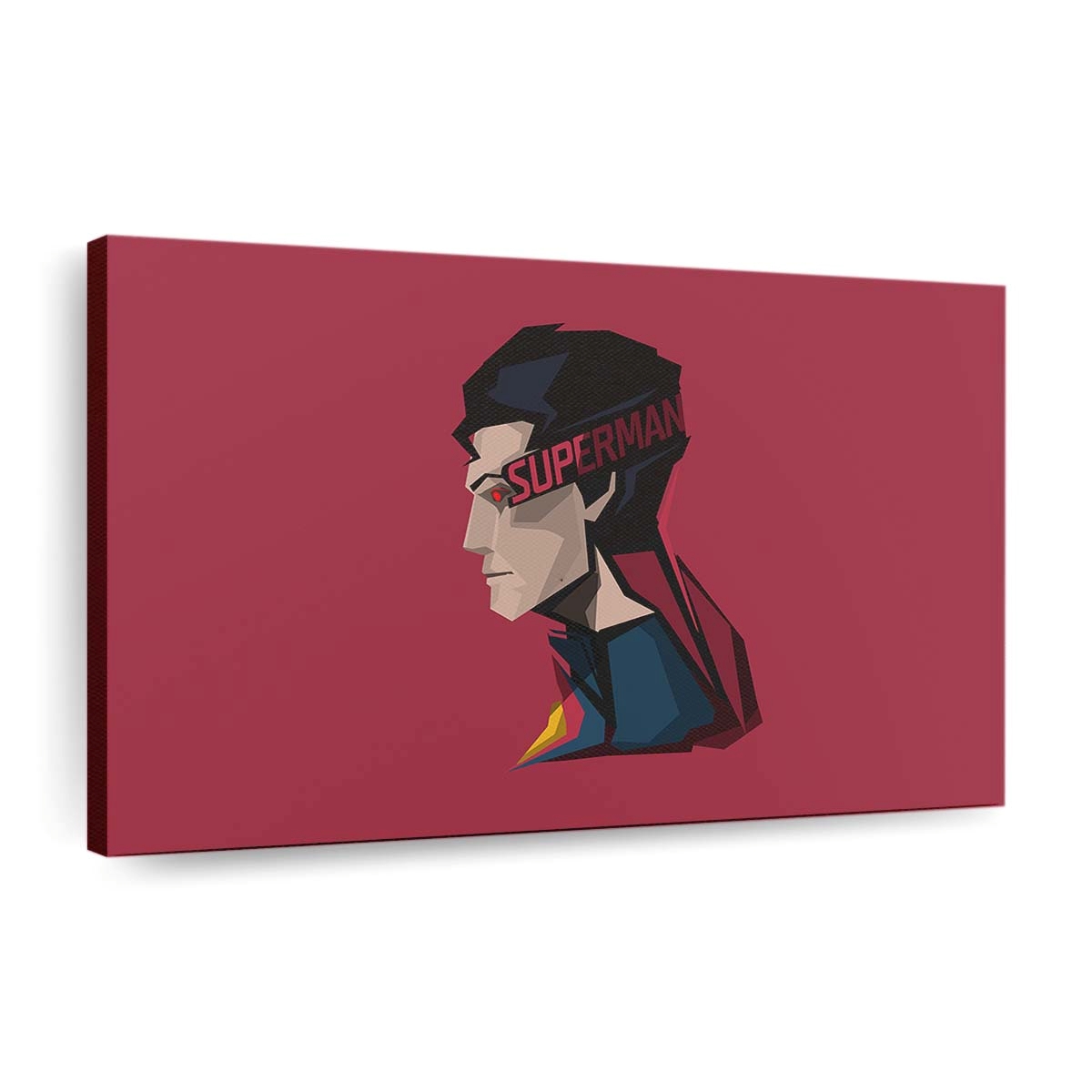 Superman Minimal 3 Leinwandbilder | Wanddeko