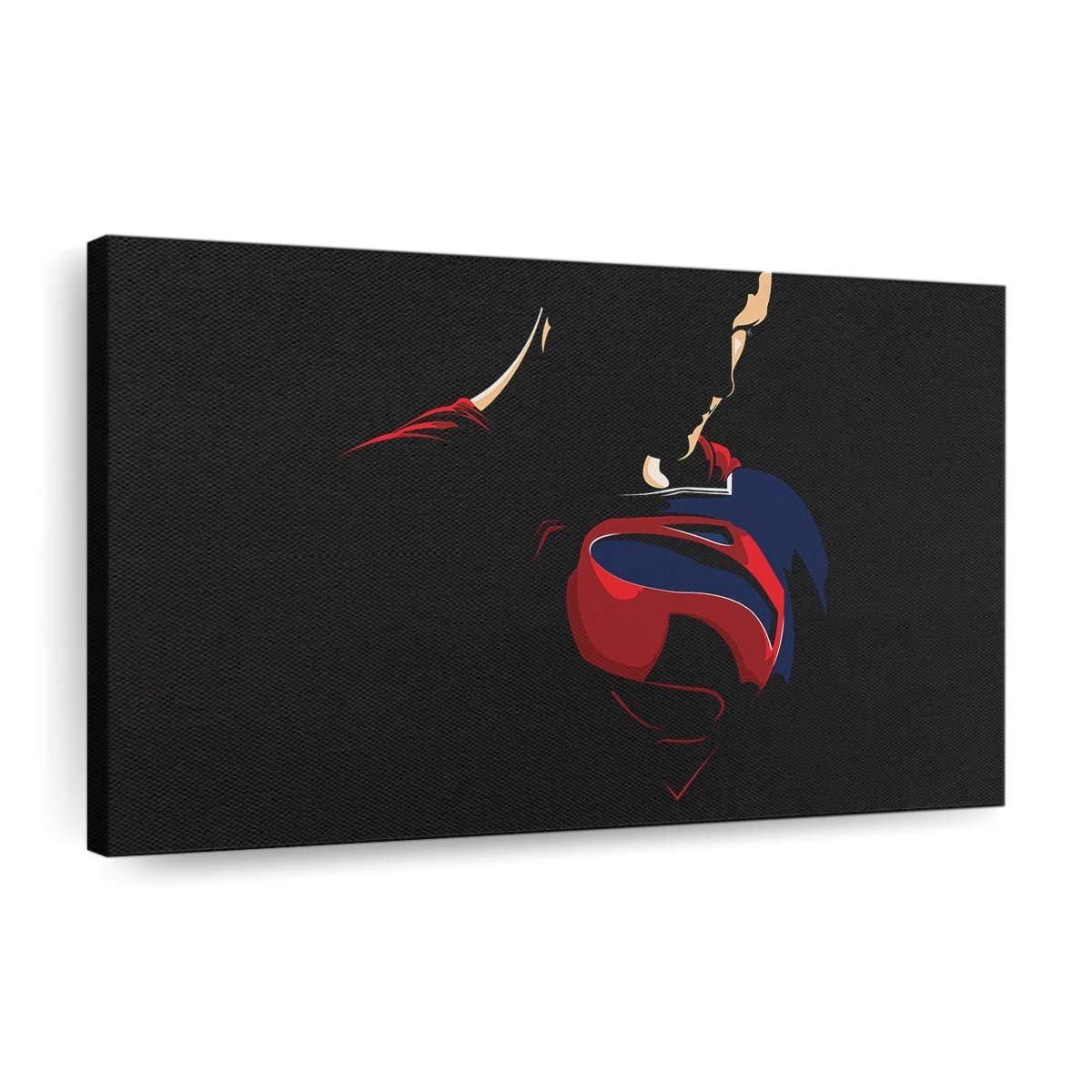 Superman Minimalism Logo Leinwandbilder | Wanddeko