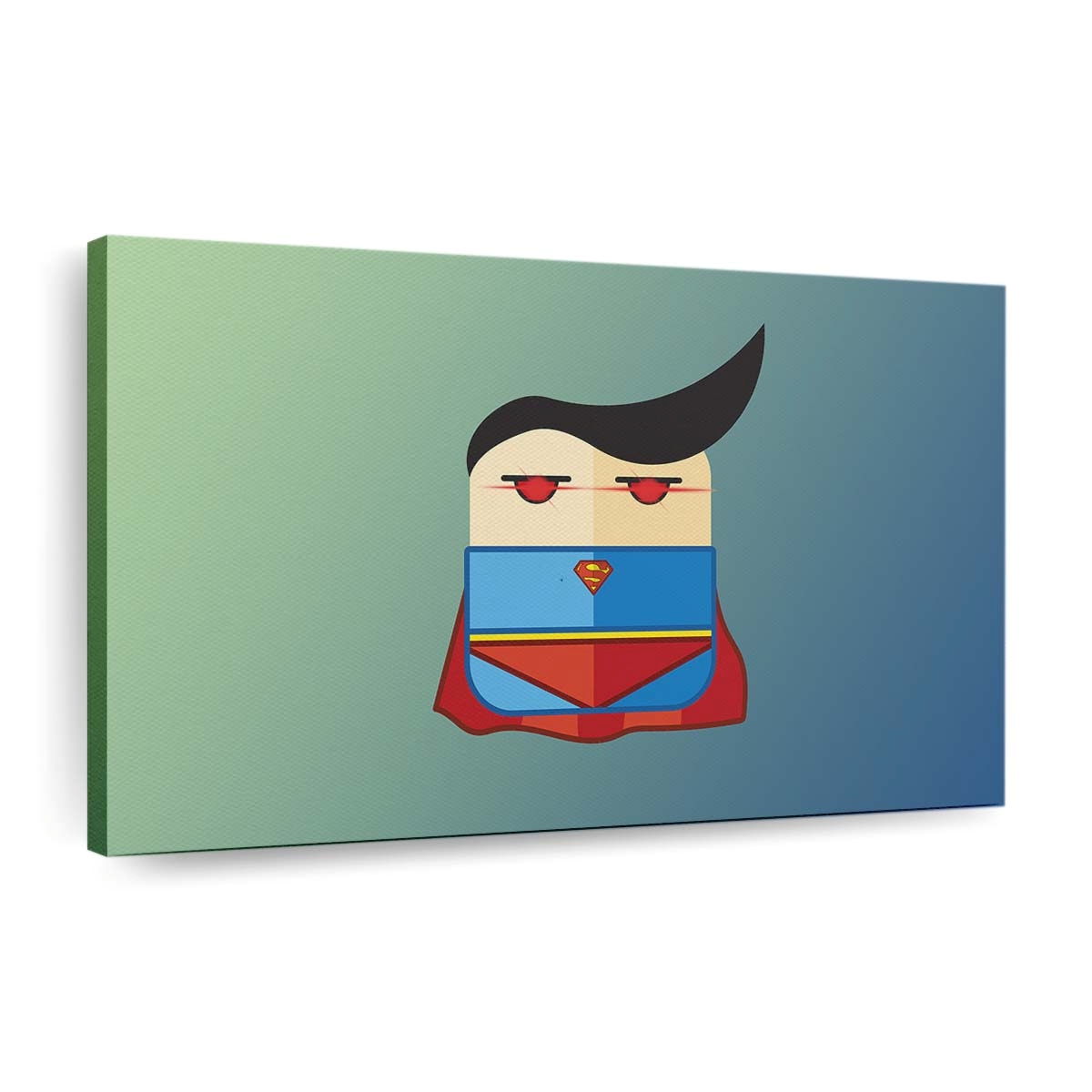 Superman Minimalist Leinwandbilder | Wanddeko
