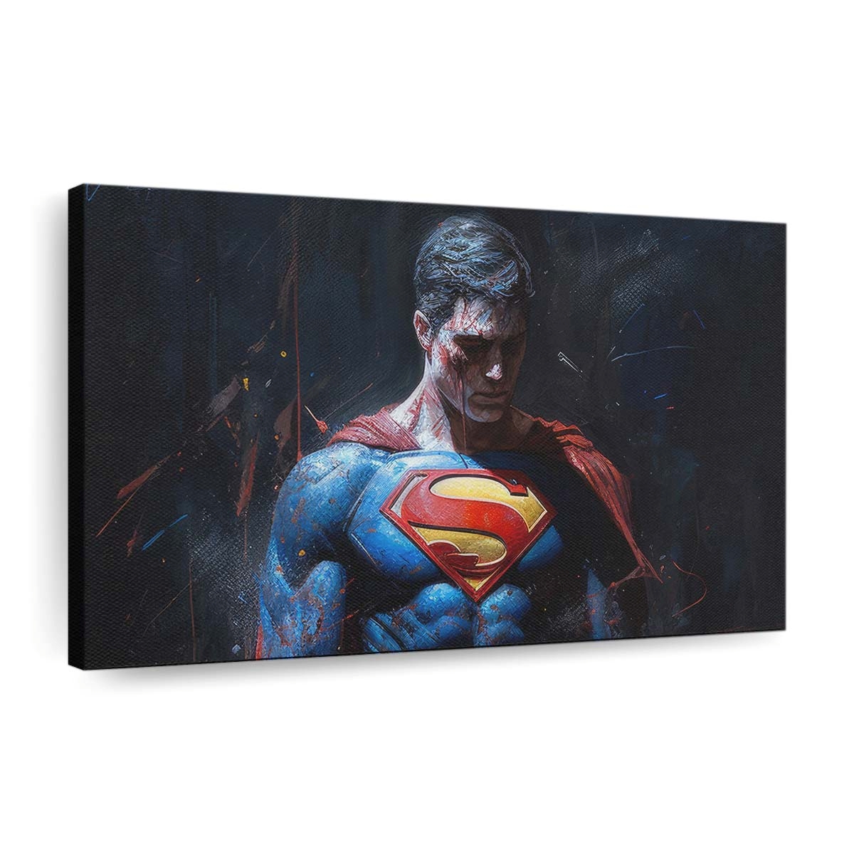 Superman Oil Painting Leinwandbilder | Wanddeko
