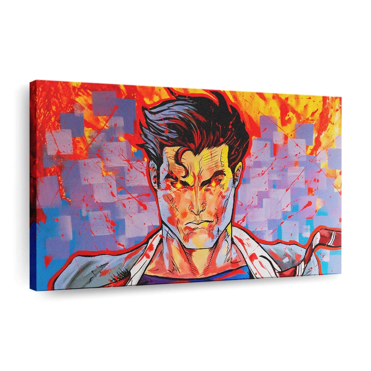 Superman Opening Shirt Leinwandbilder | Wanddeko