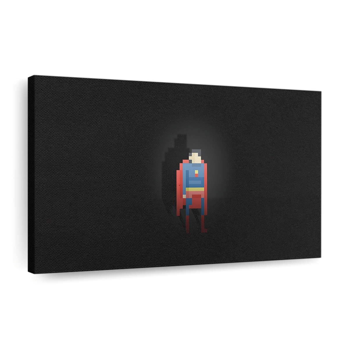 Superman Pixel Art Leinwandbilder | Wanddeko
