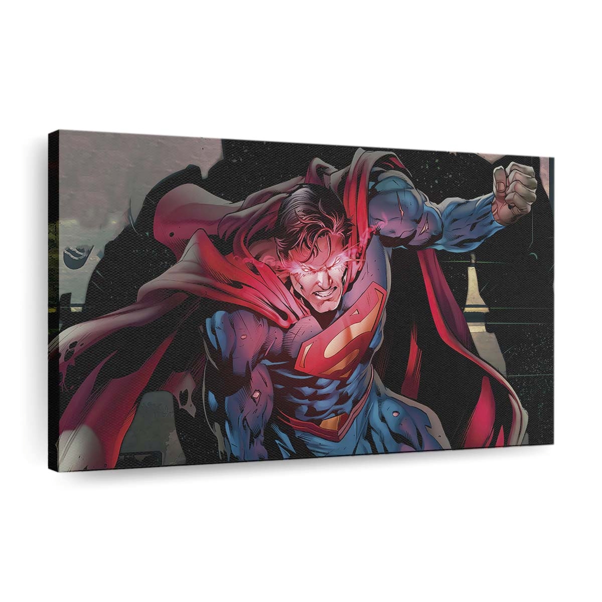 Superman Red Eye Alert Leinwandbilder | Wanddeko