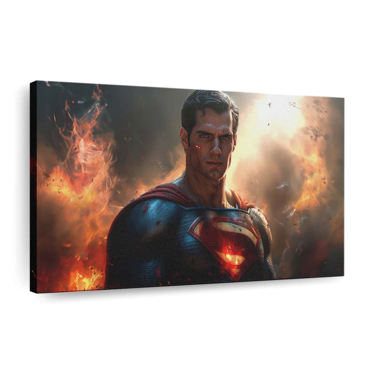 Superman Resolute After Battle Leinwandbilder | Wanddeko