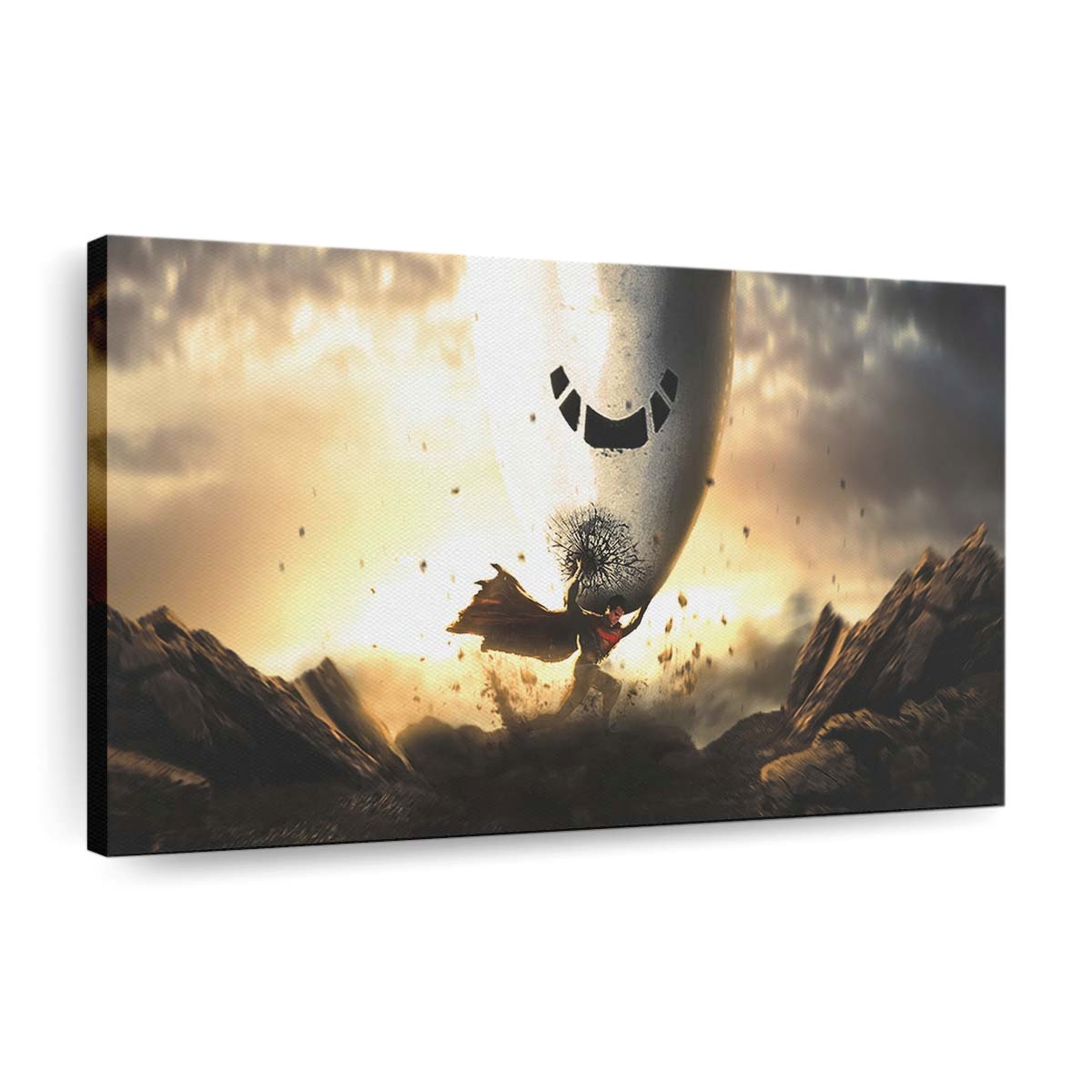 Superman Saving Plane Leinwandbilder | Wanddeko