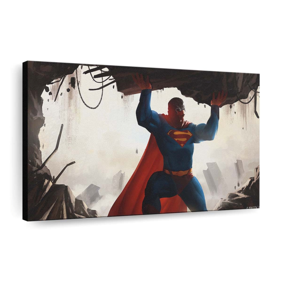 Superman Saving Leinwandbilder | Wanddeko