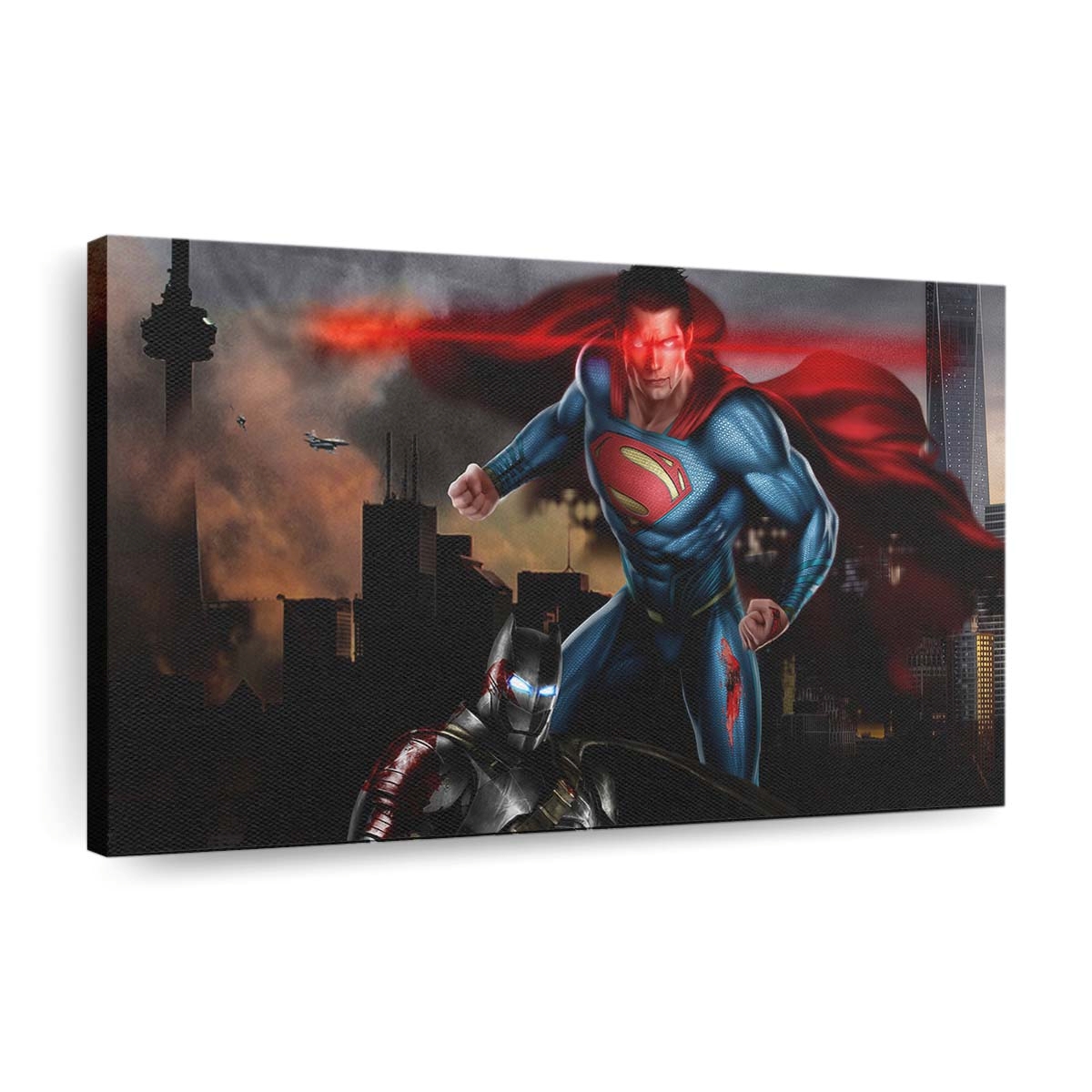 Superman Vs Batman Art 2 Leinwandbilder | Wanddeko