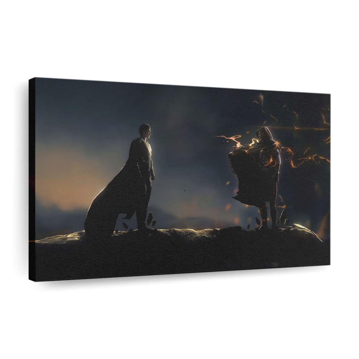 Superman Vs Black Adam Battle For Supremacy Leinwandbilder | Wanddeko