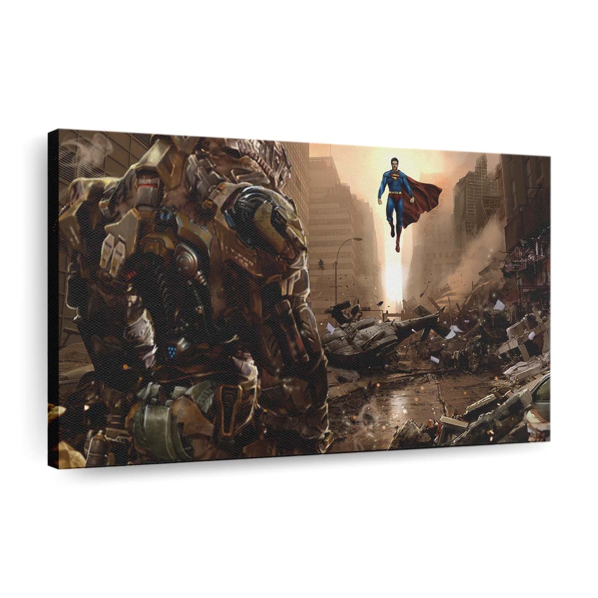 Superman Vs Darkseid Leinwandbilder | Wanddeko