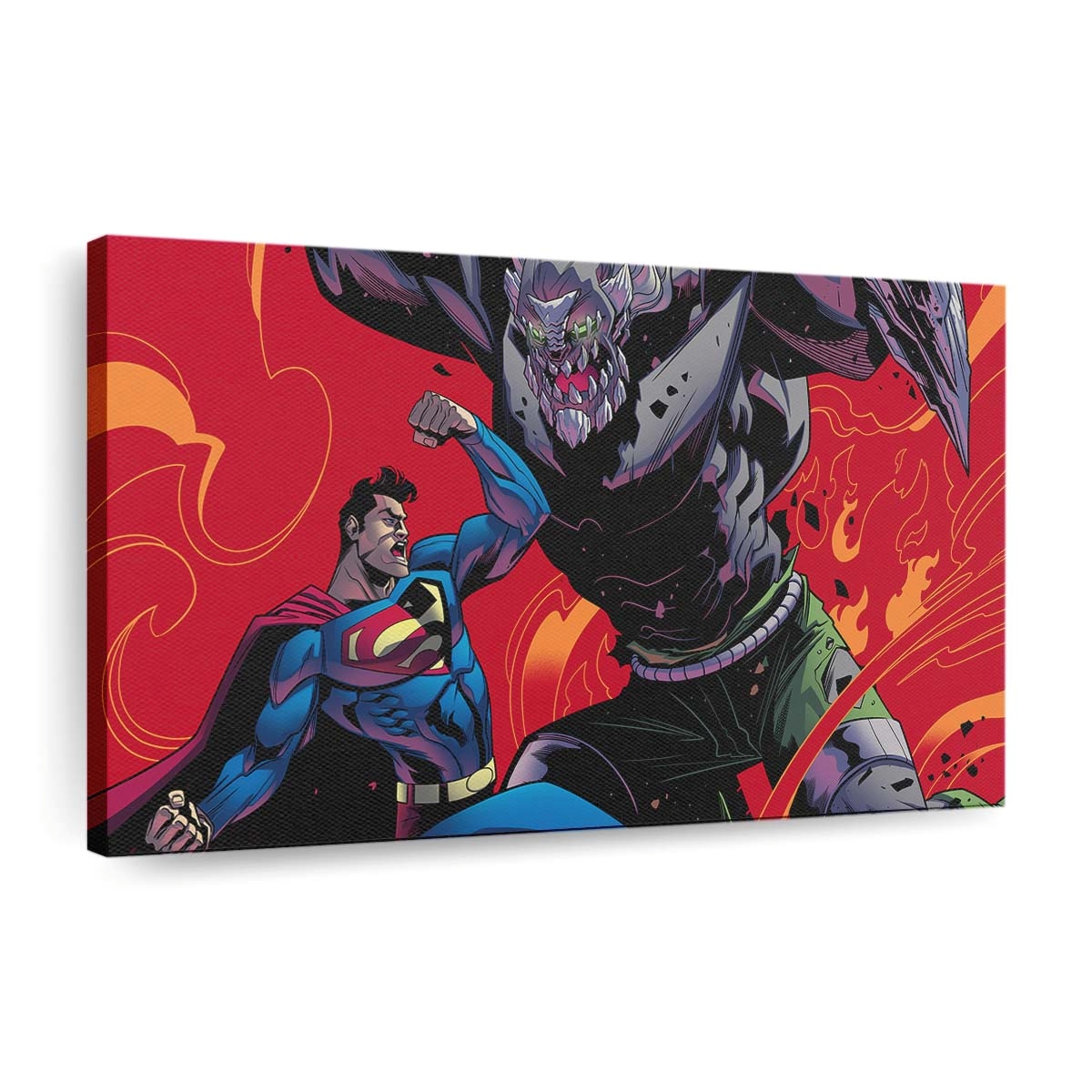 Superman Vs Doomsday Leinwandbilder | Wanddeko