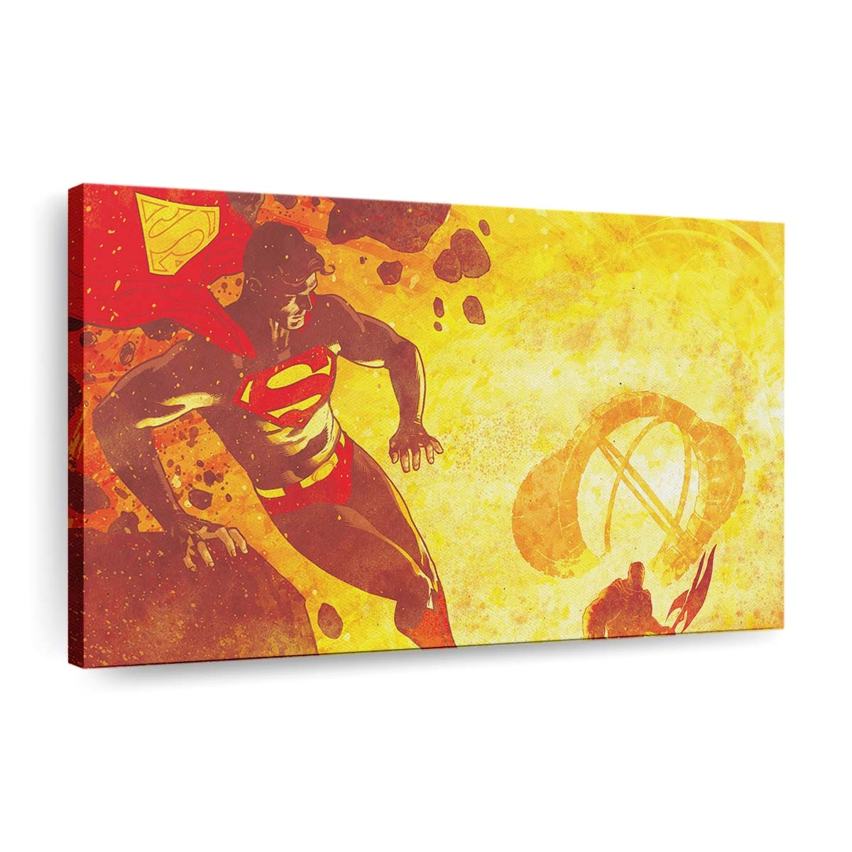 Superman Vs Rogol Zaar Leinwandbilder | Wanddeko