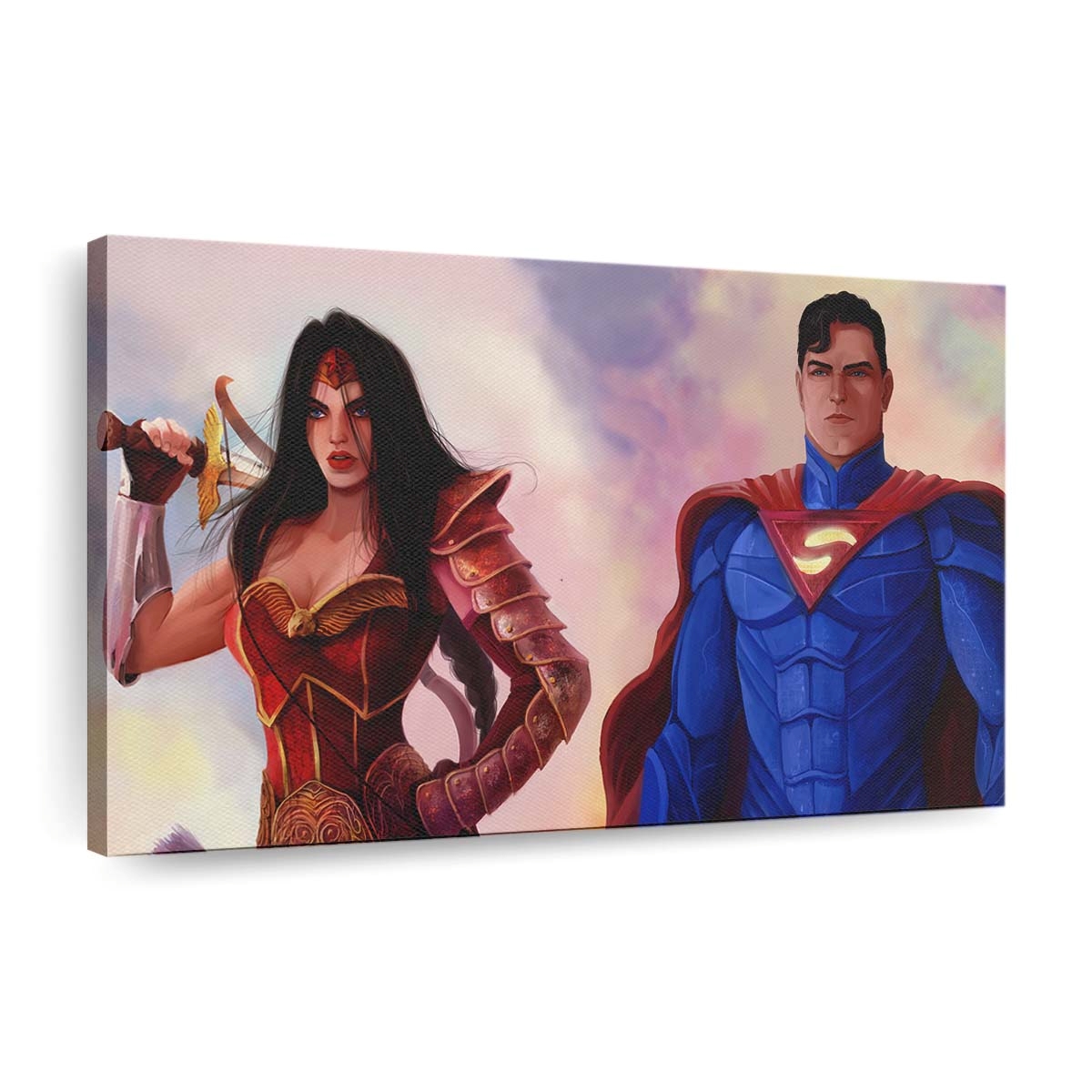Superman Wonder Woman Leinwandbilder | Wanddeko
