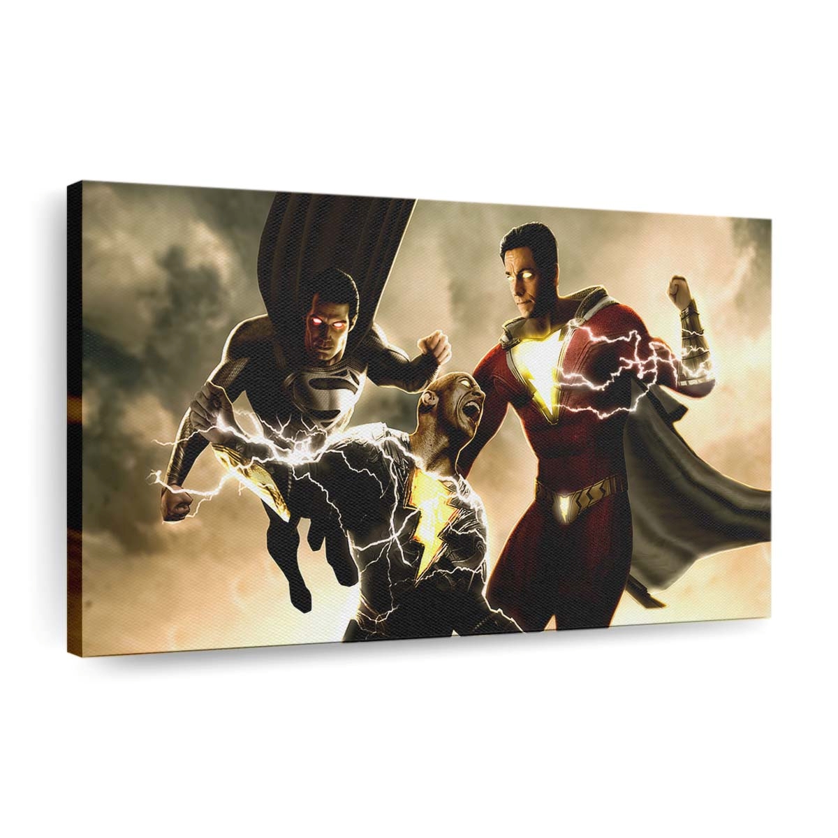 Superman X Shazam X Black Adam Leinwandbilder | Wanddeko