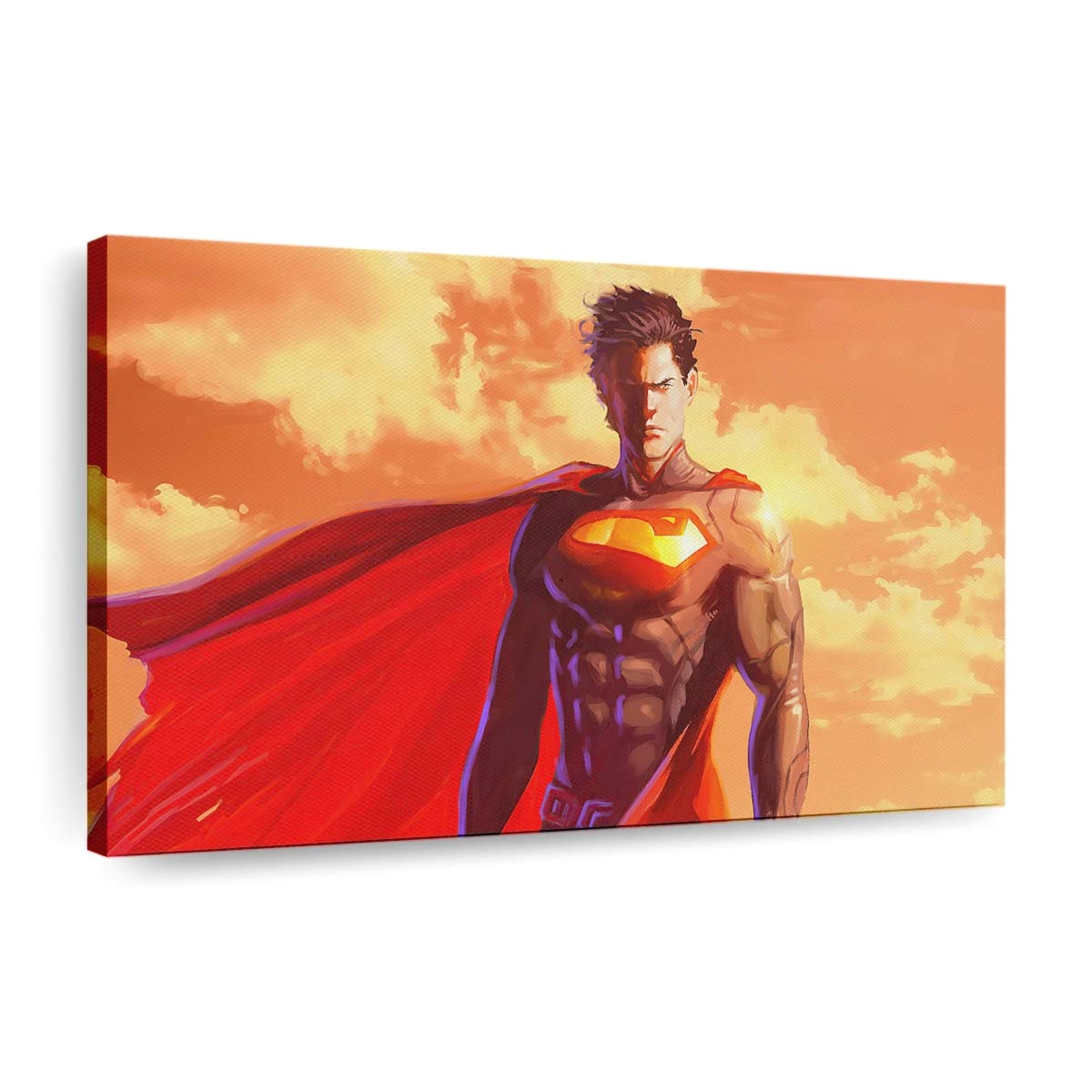 Superman Yellow Sky Leinwandbilder | Wanddeko