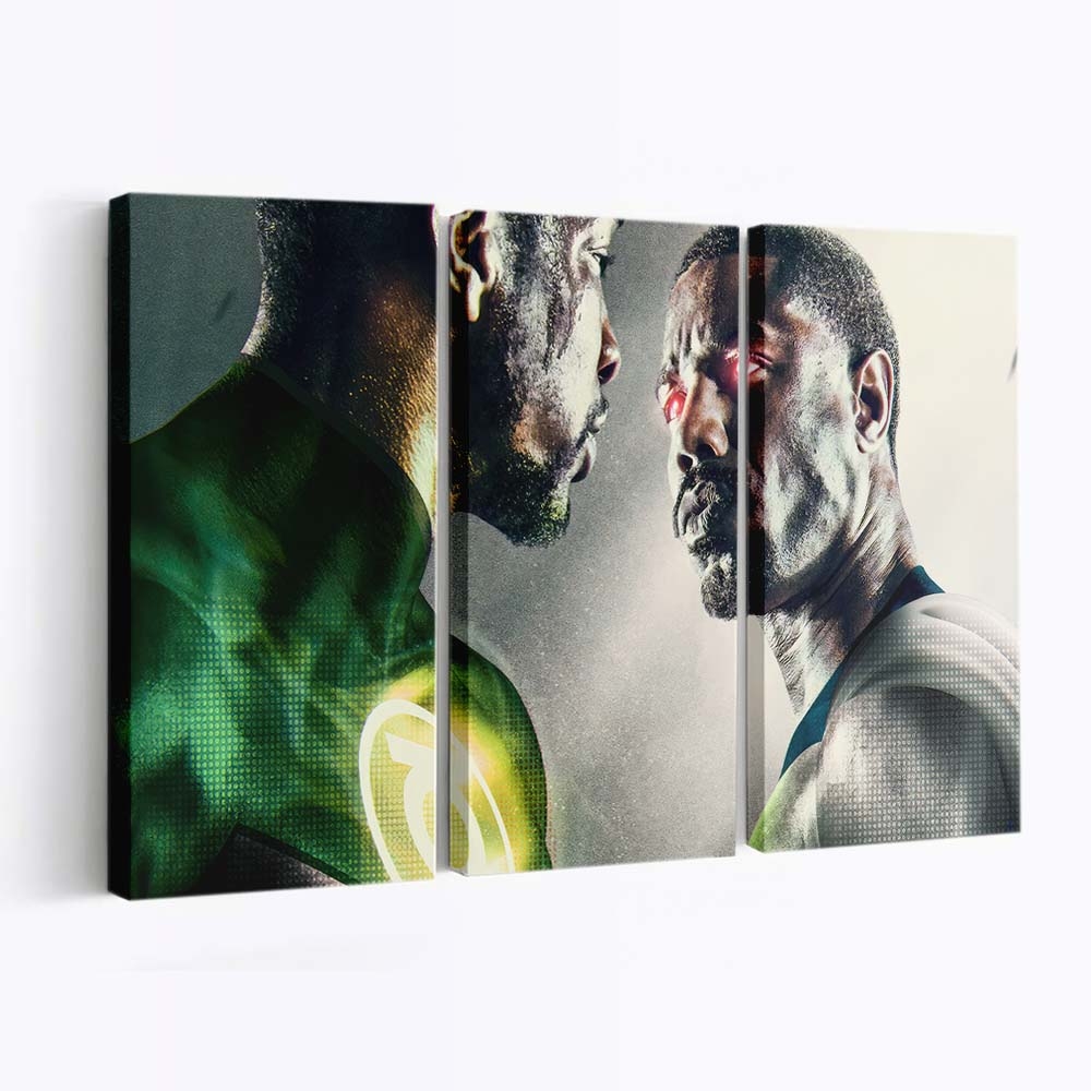 Creed Green Lantern Vs Superman Val Zod Leinwandbilder | Wanddeko