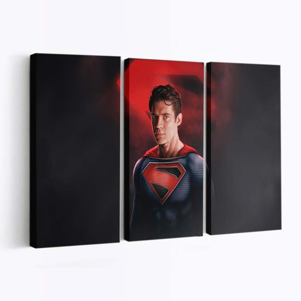 David Corenswet As Superman Leinwandbilder | Wanddeko